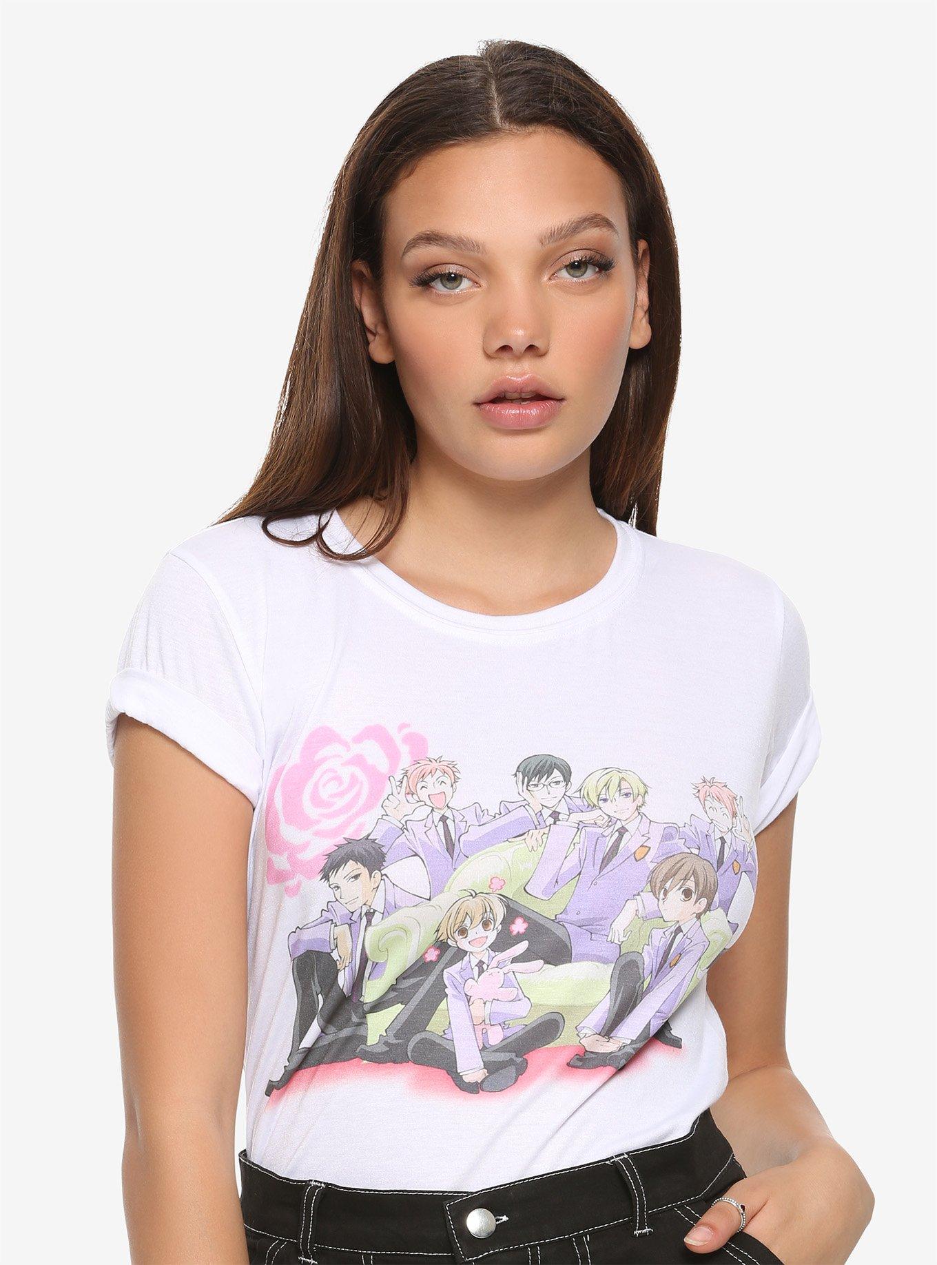 Ouran High School Host Club Group Couch Girls T-Shirt, MULTI, hi-res