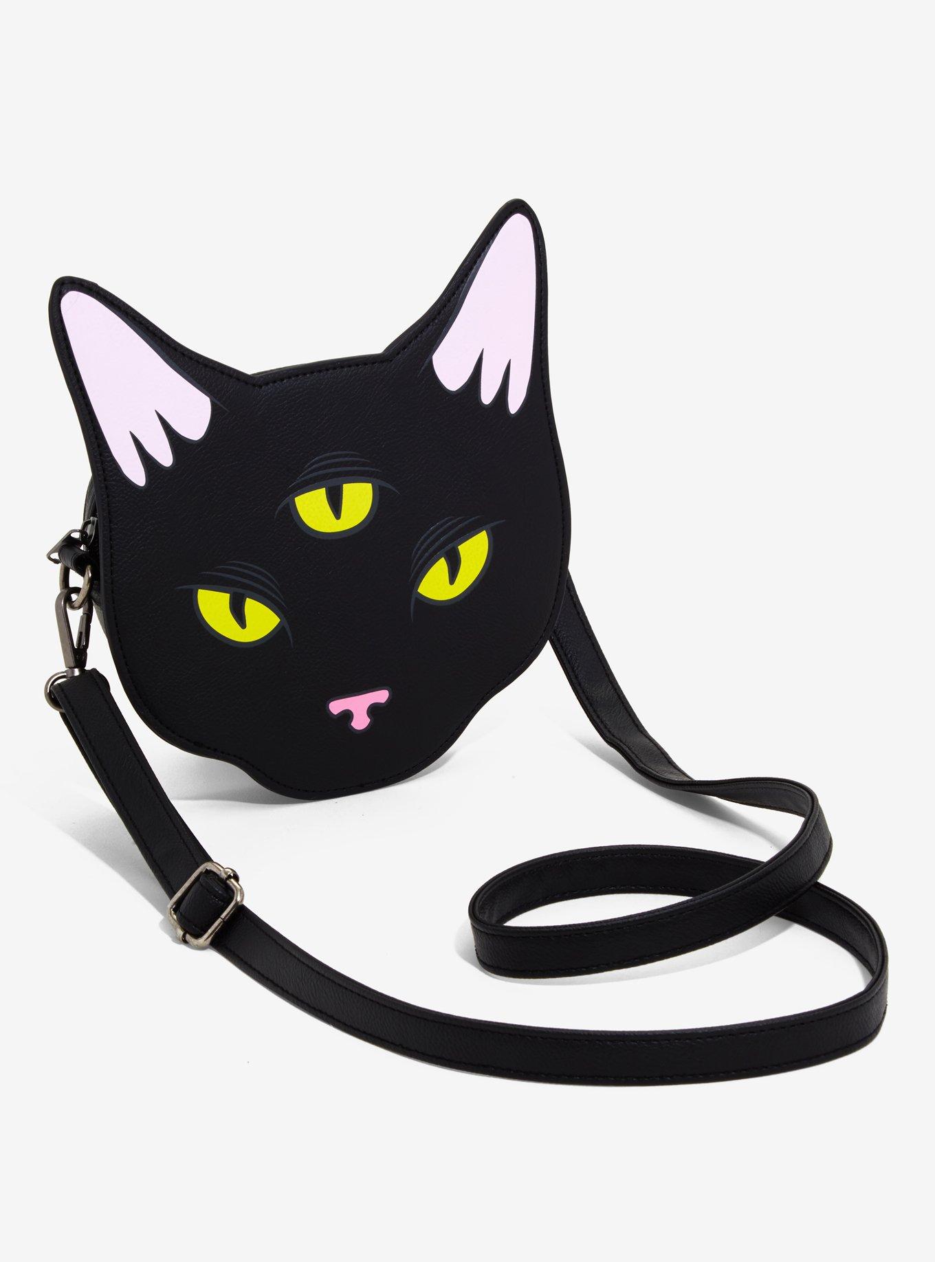 Loungefly Three-Eyed Cat Crossbody Bag | Hot Topic