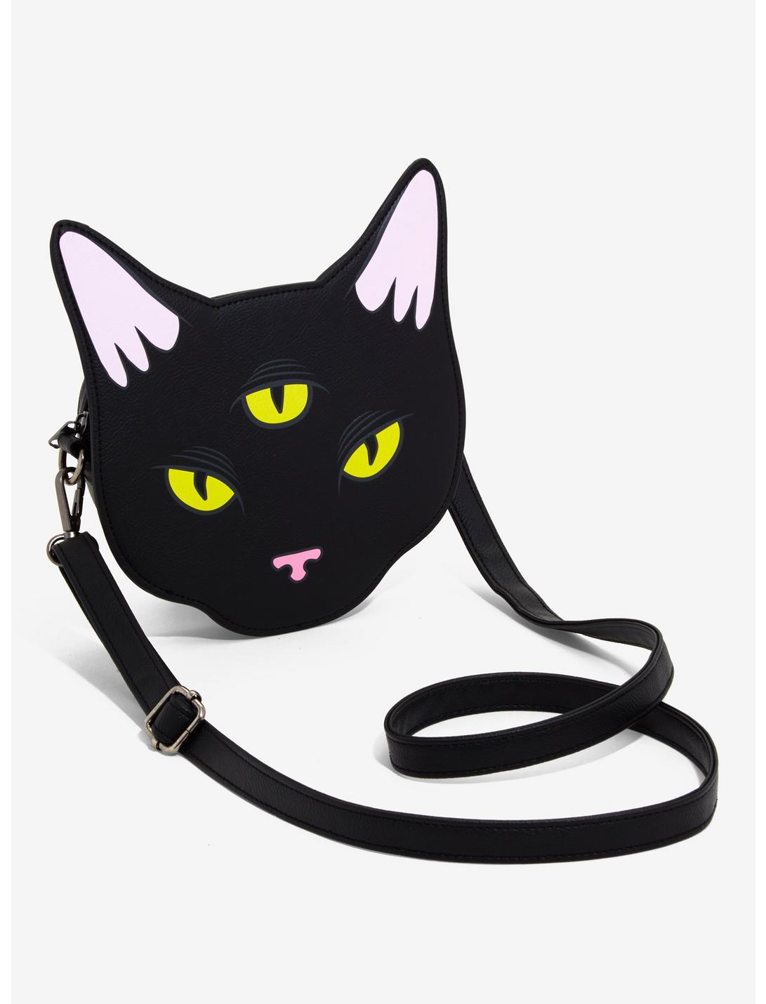 Loungefly Three-Eyed Cat Crossbody Bag | Hot Topic