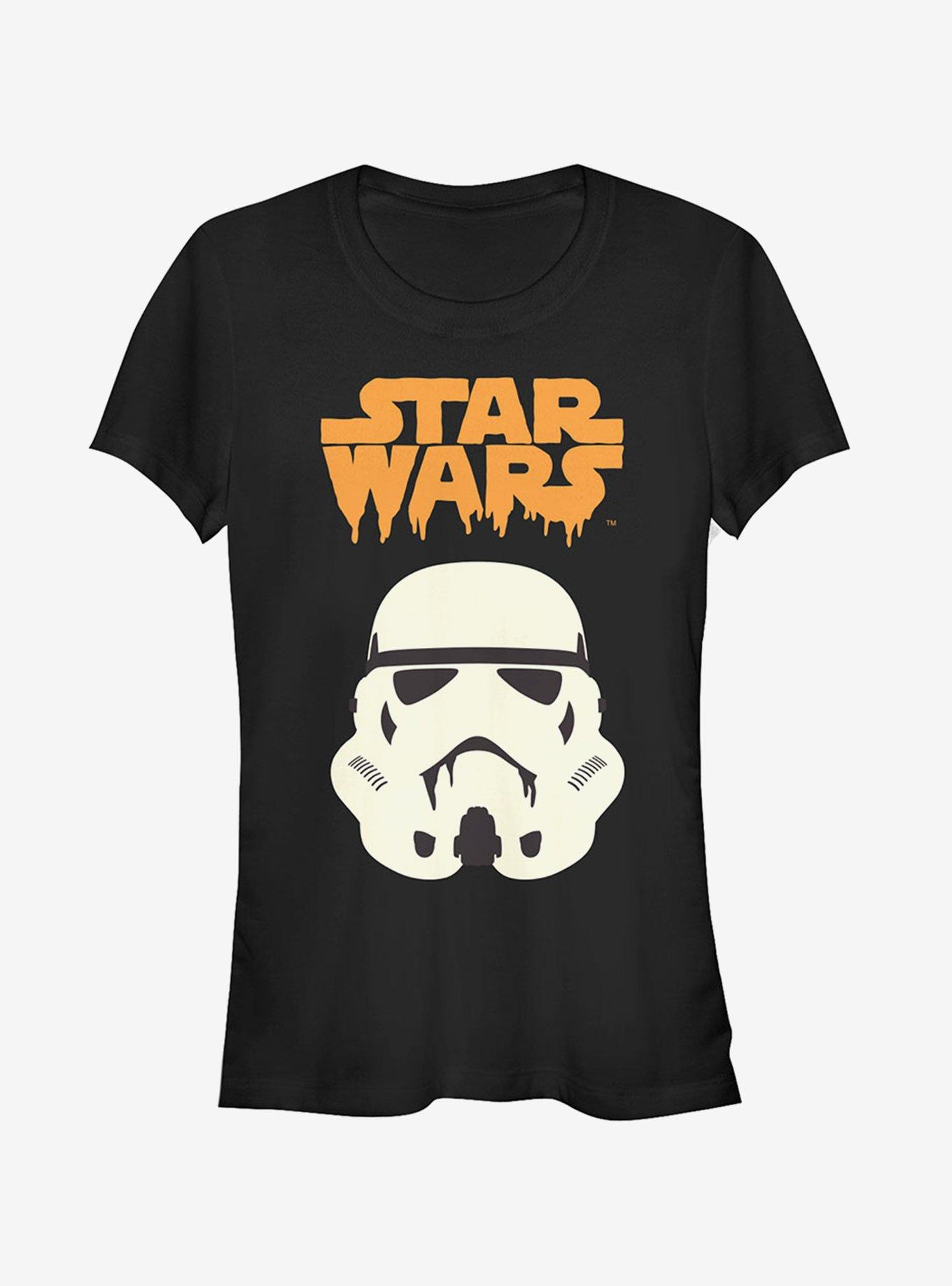Halloween Spooky Stormtrooper Helmet Girls T-Shirt, , hi-res