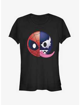Marvel Venom Spider-Man Split Emoji Girls T-Shirt, , hi-res