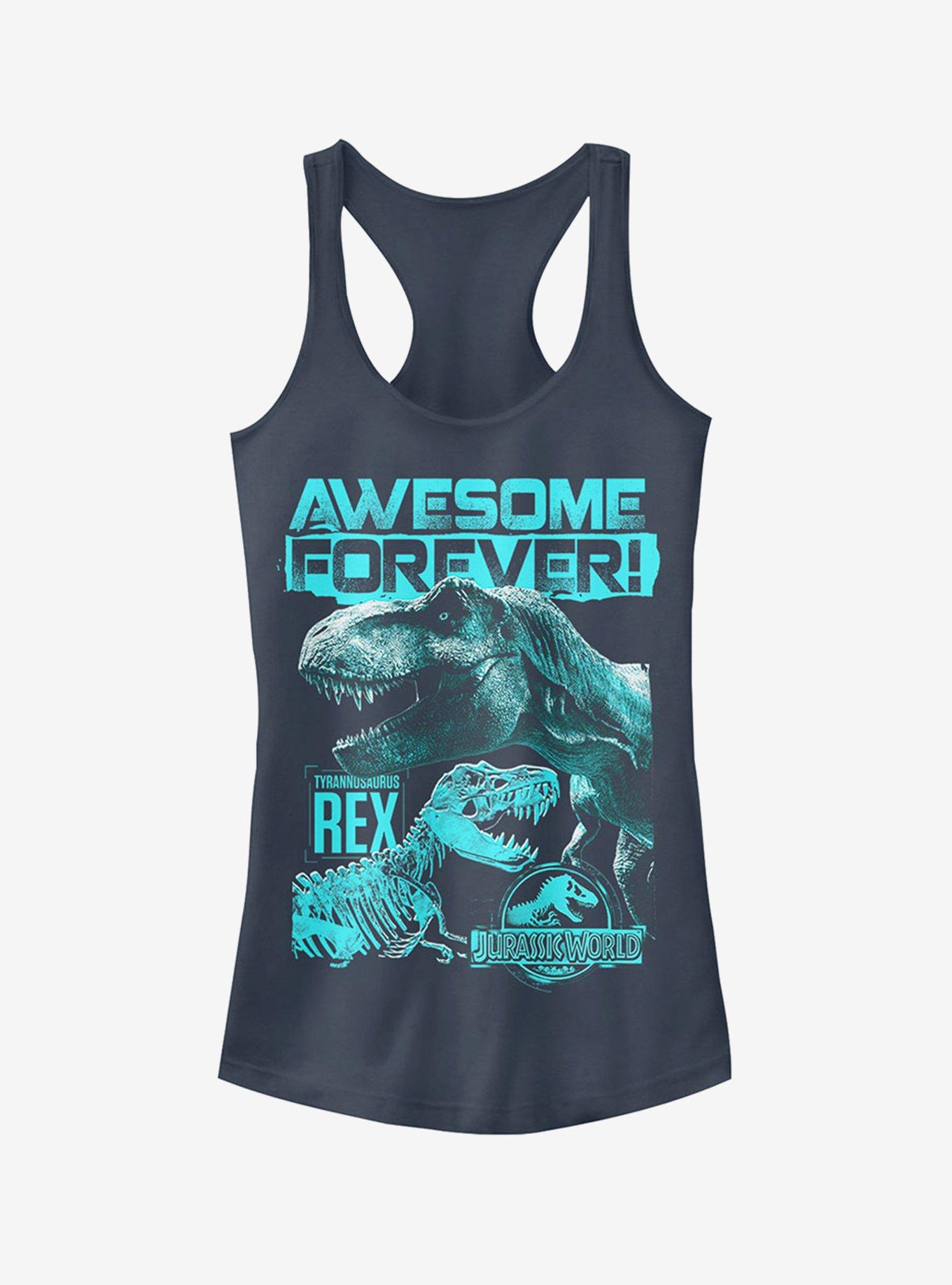 Jurassic World Fallen Kingdom Forever T.Rex Girls Tank, INDIGO, hi-res