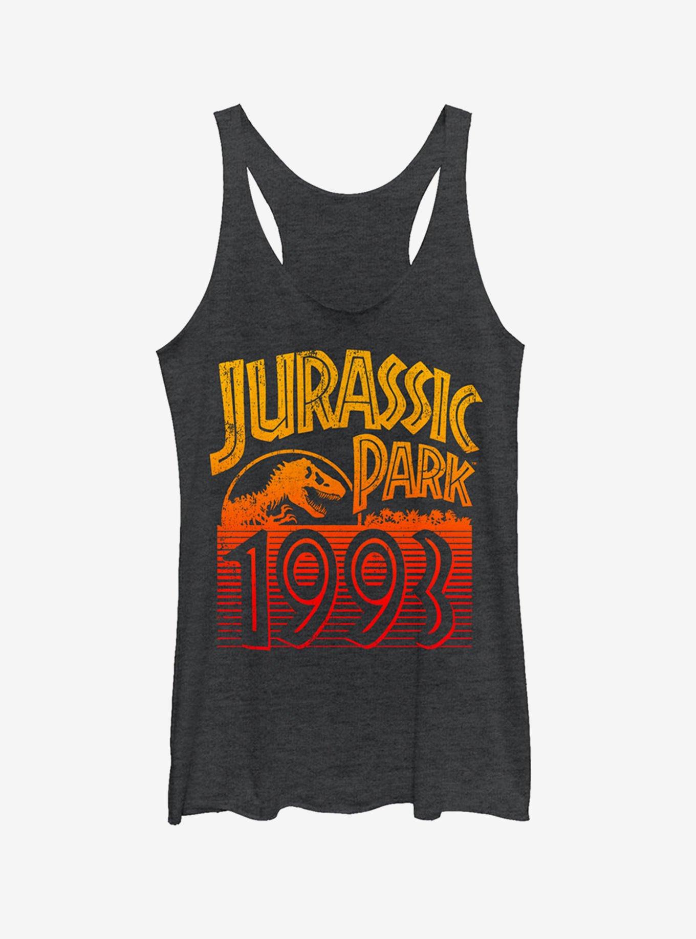Retro 1993 Girls Tank, BLK HTR, hi-res