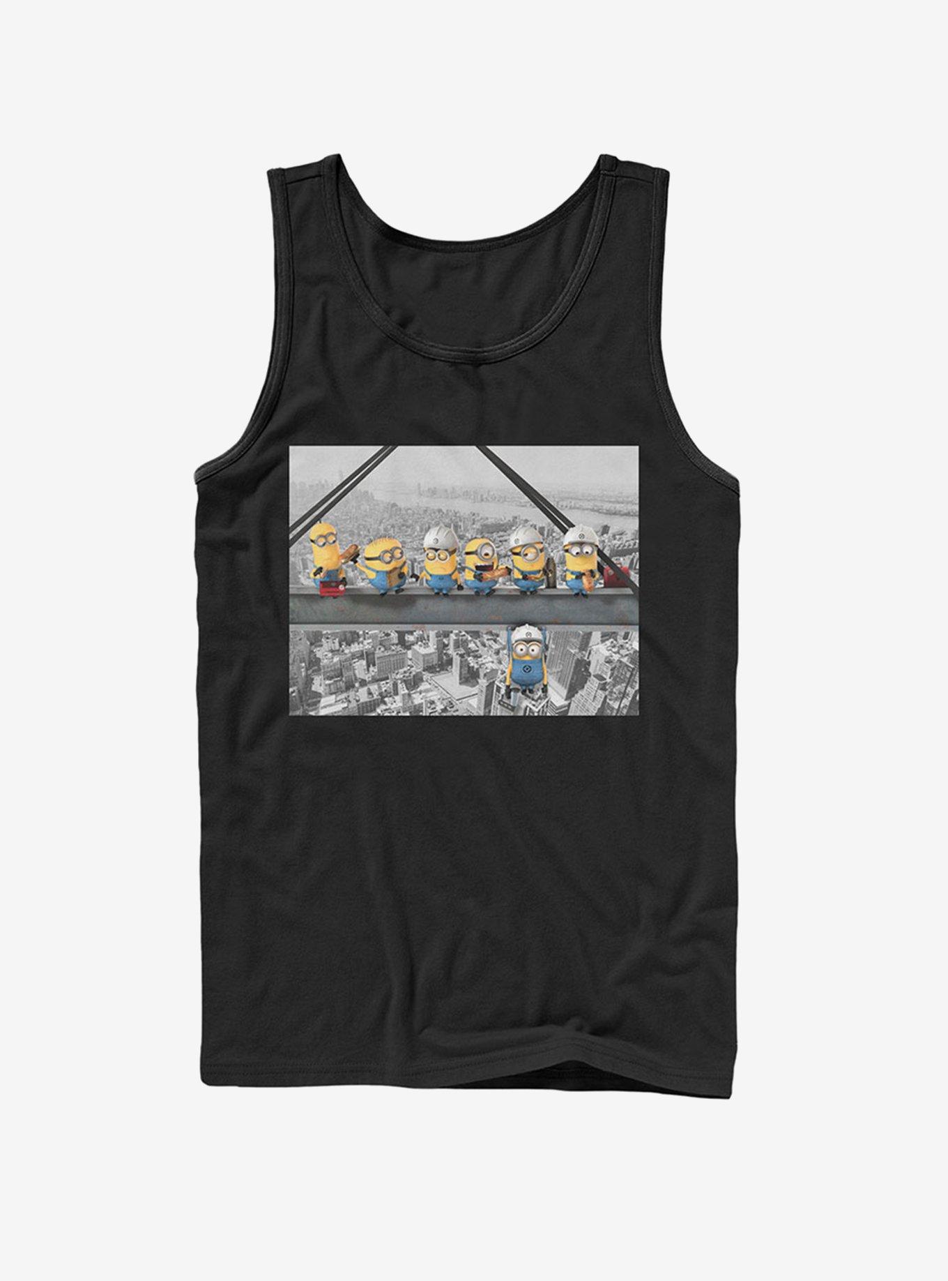 Minion Lunch Hang Out Tank, BLACK, hi-res