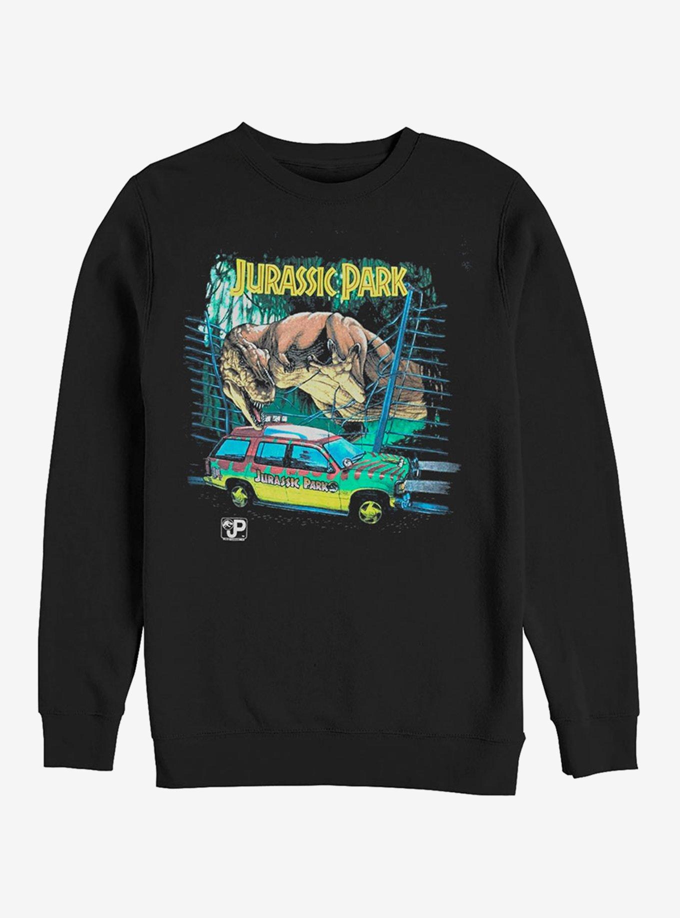 Car Chase Scene Sweatshirt, BLACK, hi-res