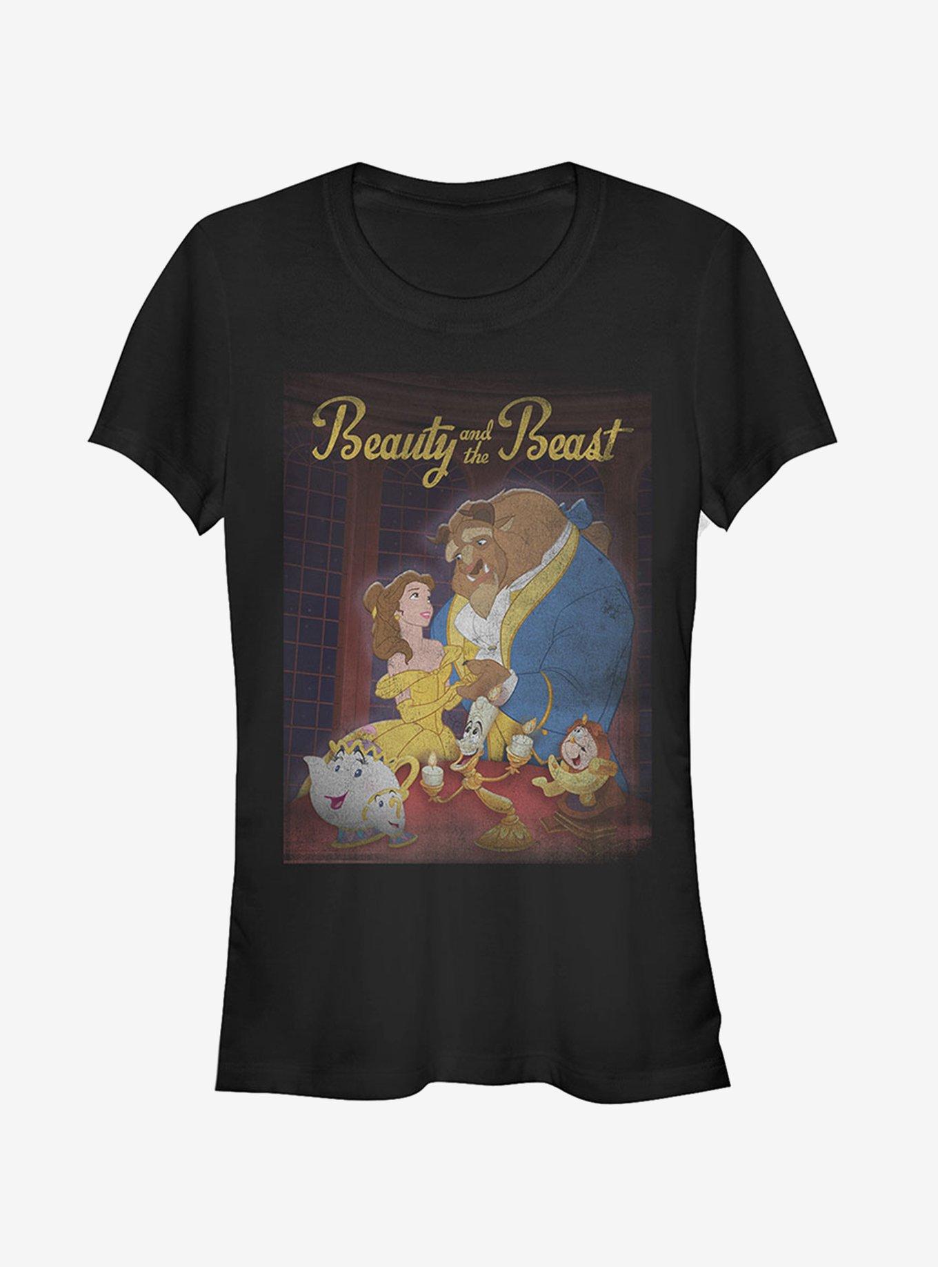 Disney Vintage Poster Girls T-Shirt, BLACK, hi-res