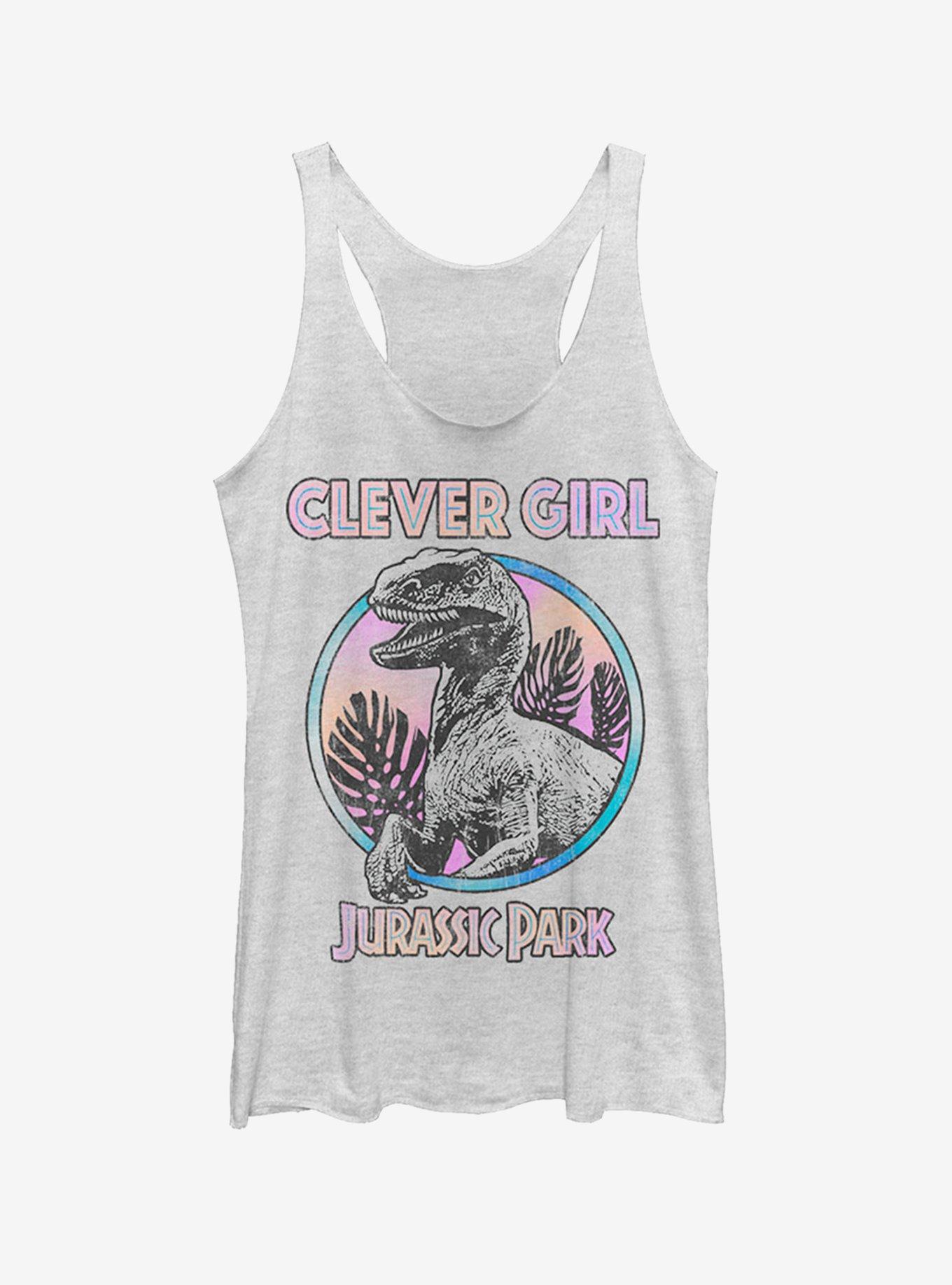 Retro Clever Girl Girls Tank, WHITE HTR, hi-res