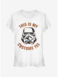 Halloween This is My Stormtrooper Costume Girls T-Shirt, WHITE, hi-res