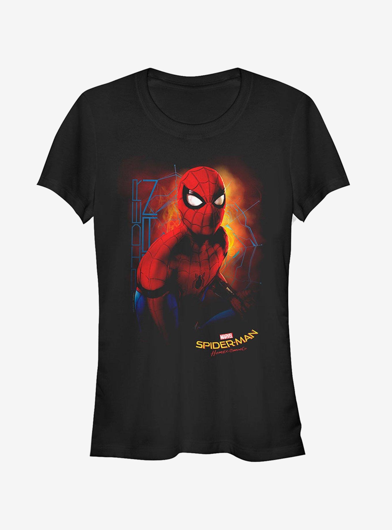 Marvel Spider-Man Homecoming Glow Girls T-Shirt, , hi-res