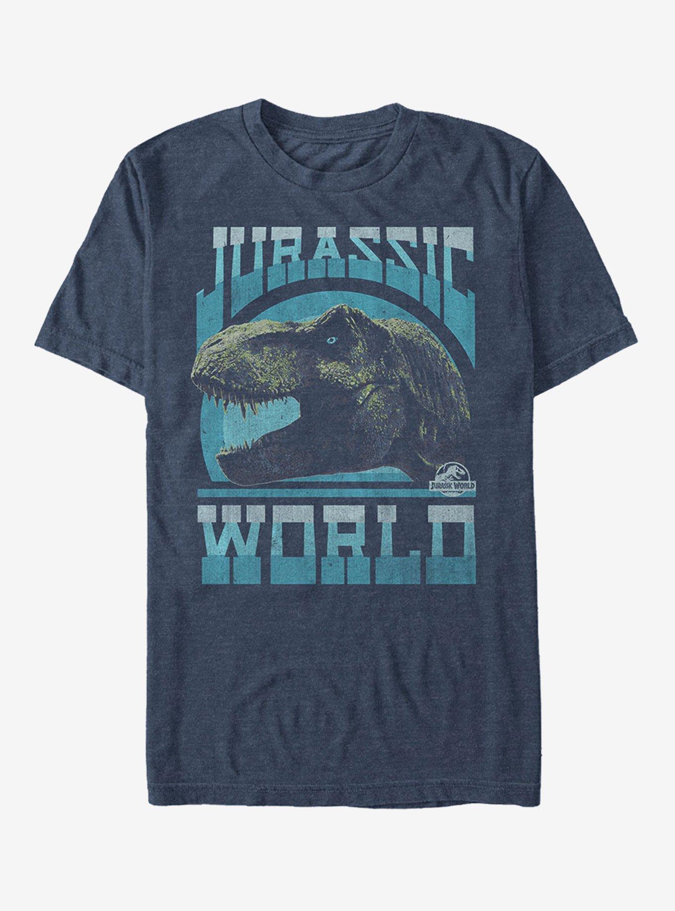 Jurassic World Fallen Kingdom What Big Teeth T-Shirt, NAVY HTR, hi-res