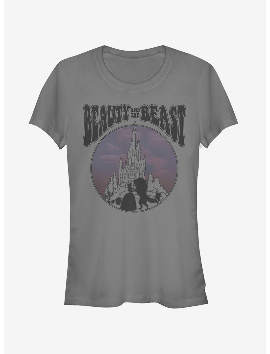 Disney Castle Girls T-Shirt, CHARCOAL, hi-res