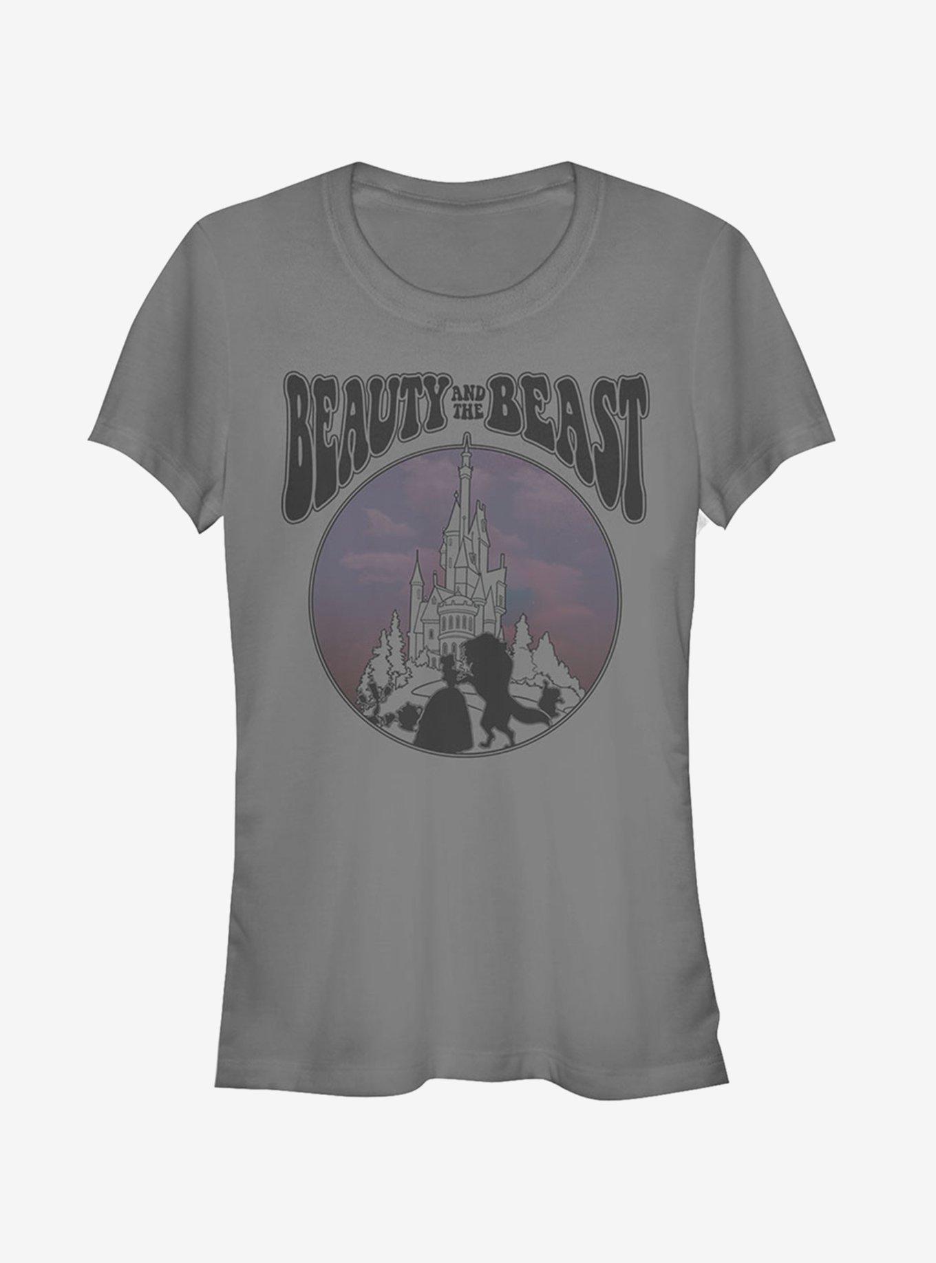 Disney Castle Girls T-Shirt, CHARCOAL, hi-res