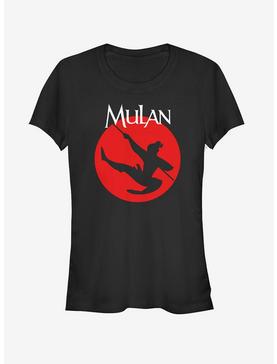 Disney Mulan Warrior Silhouette Girls T-Shirt, , hi-res