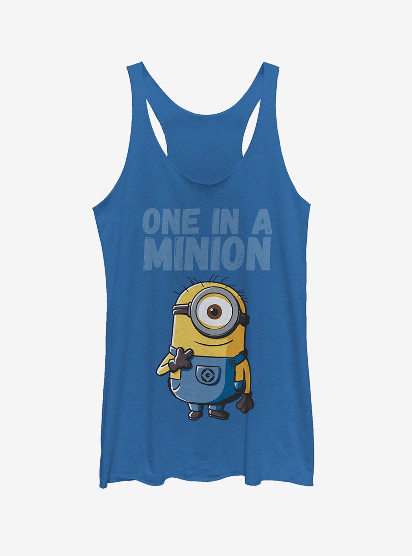 Cute One in a Minion Girls Tank, ROY HTR, hi-res