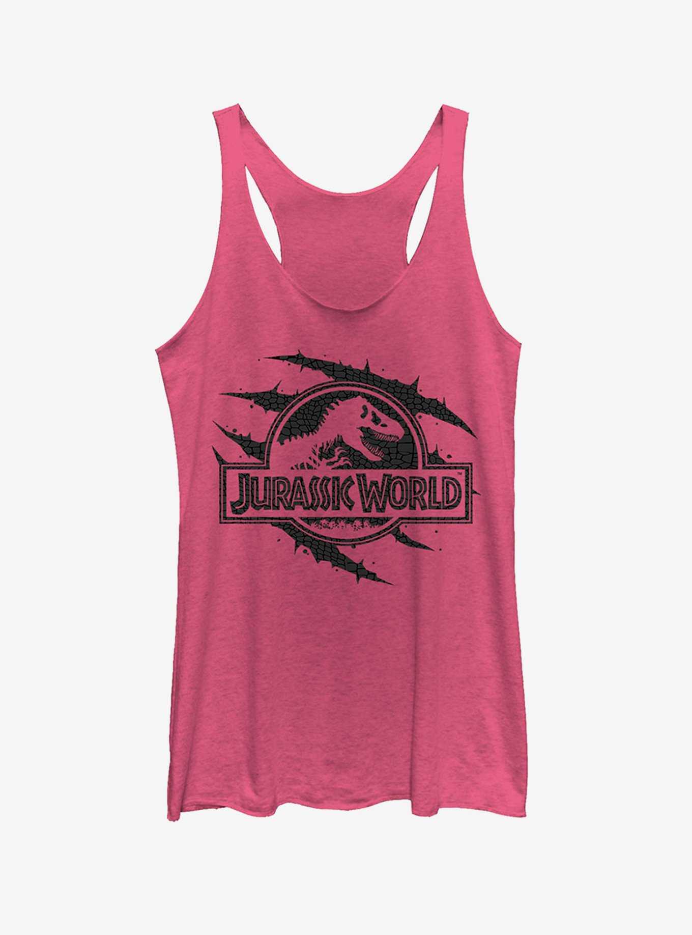 Jurassic World Fallen Kingdom Logo Scales Slash Girls Tank, , hi-res
