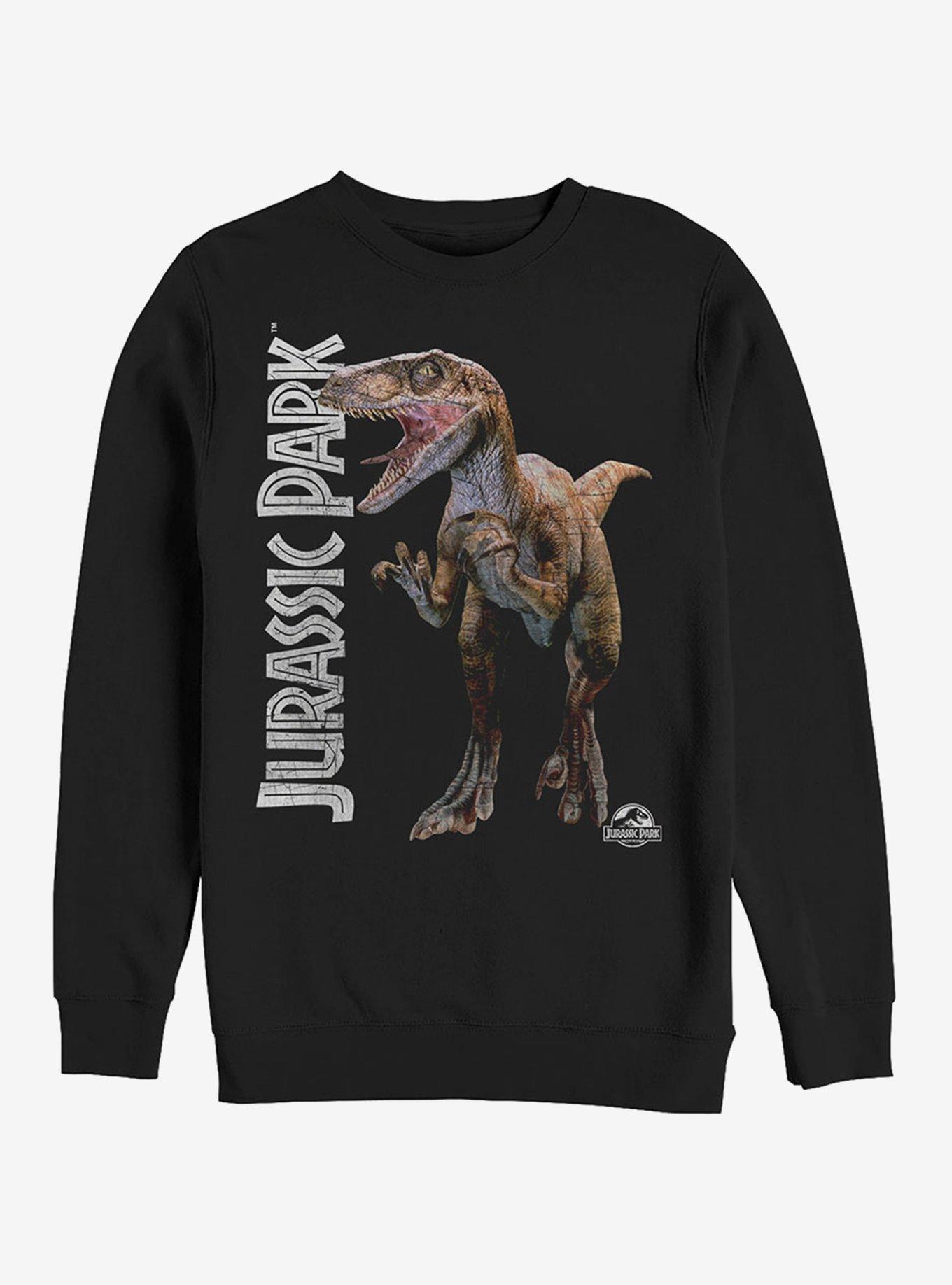 Velociraptor Logo Sweatshirt, BLACK, hi-res