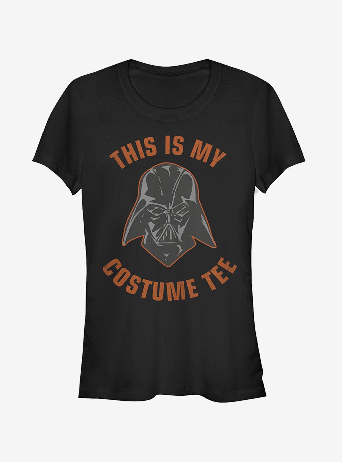Halloween This is My Darth Vader Costume Girls T-Shirt