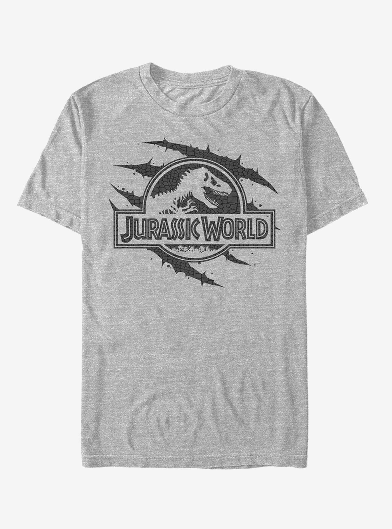 Jurassic World Fallen Kingdom Logo Scales Slash T-Shirt