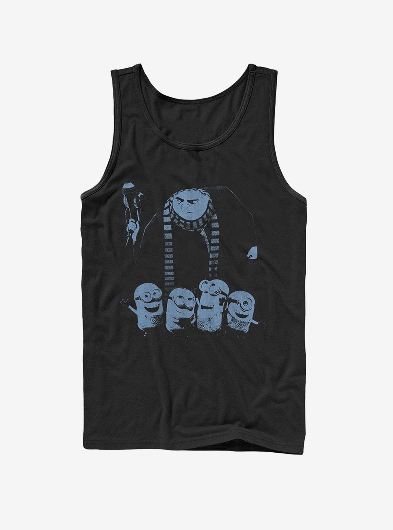 Gru Minion Shot Tank, BLACK, hi-res
