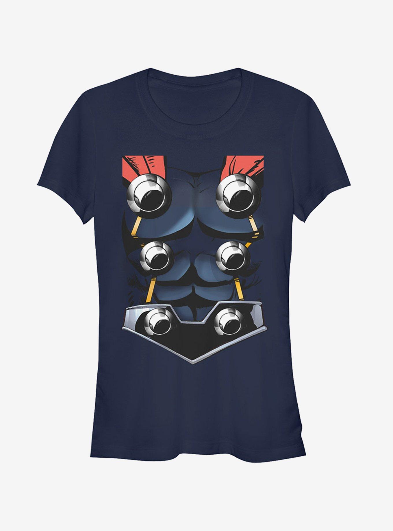 Marvel Halloween Thor Costume Girls T-Shirt, NAVY, hi-res