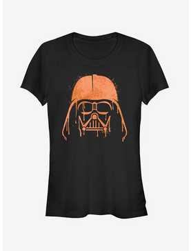 Halloween Vader Helmet Spray-Paint Girls T-Shirt, , hi-res