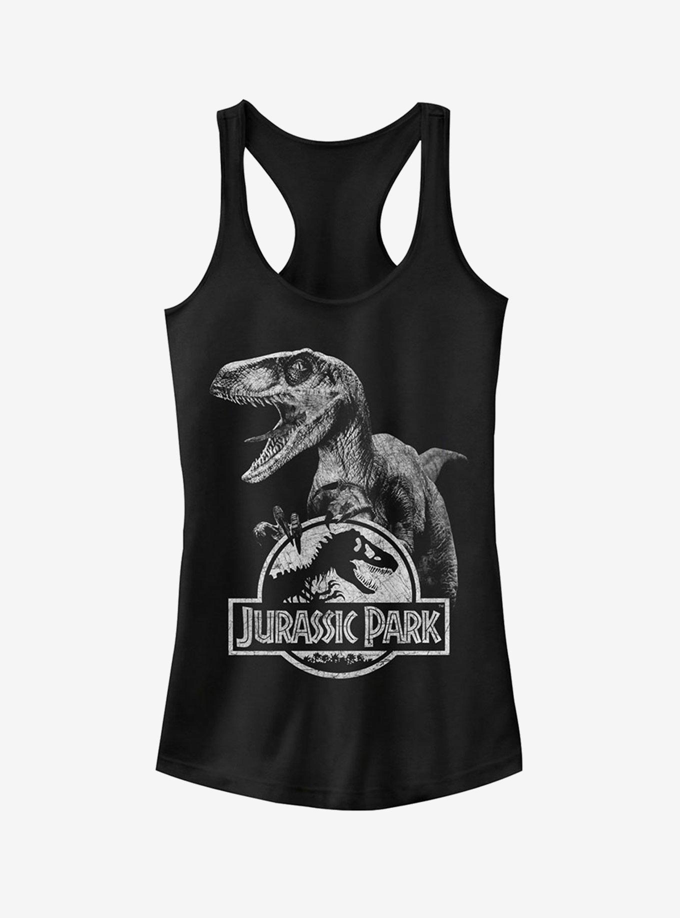 Raptor Logo Girls Tank, BLACK, hi-res