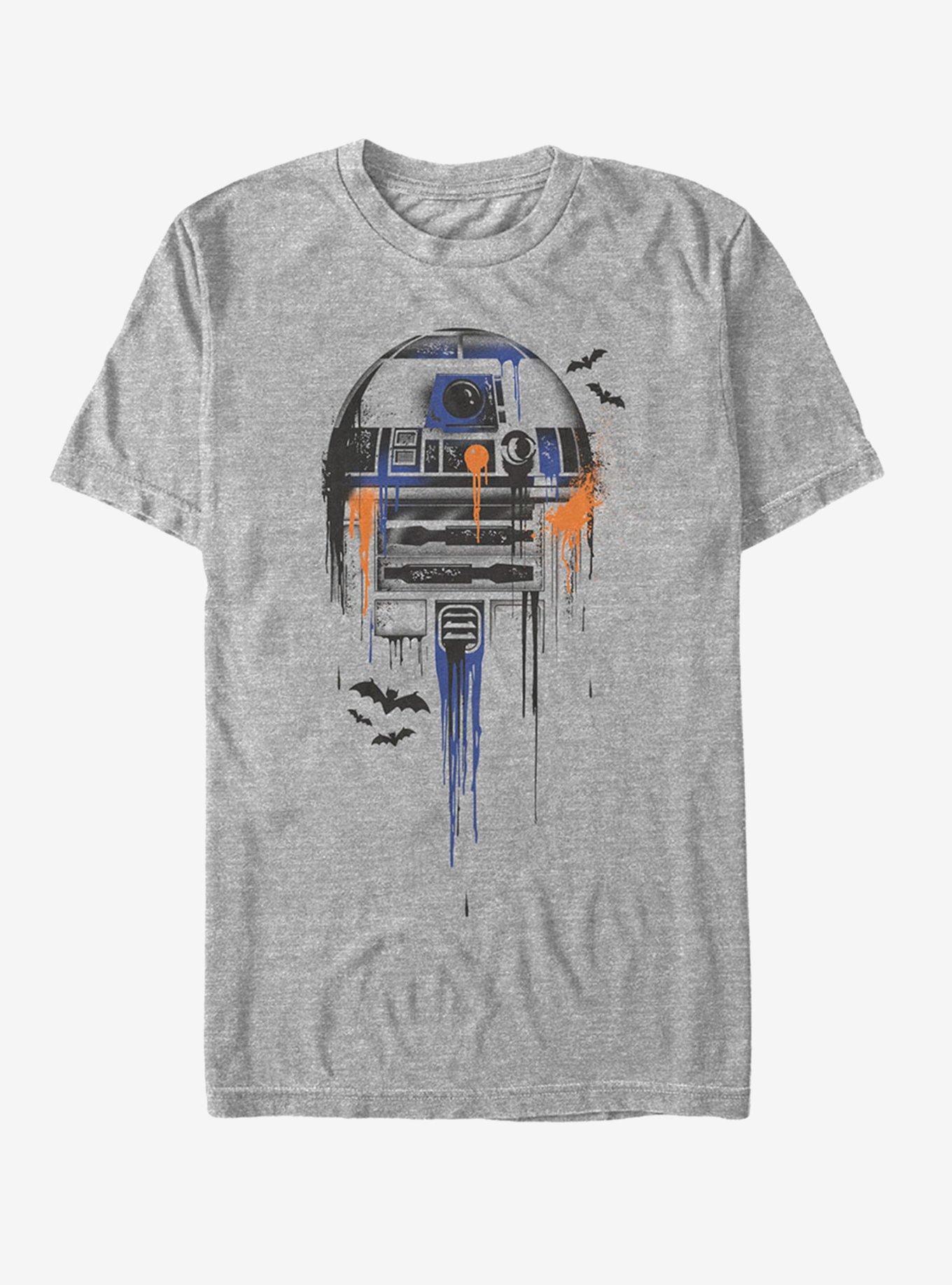 Halloween R2-D2 Bats T-Shirt, , hi-res