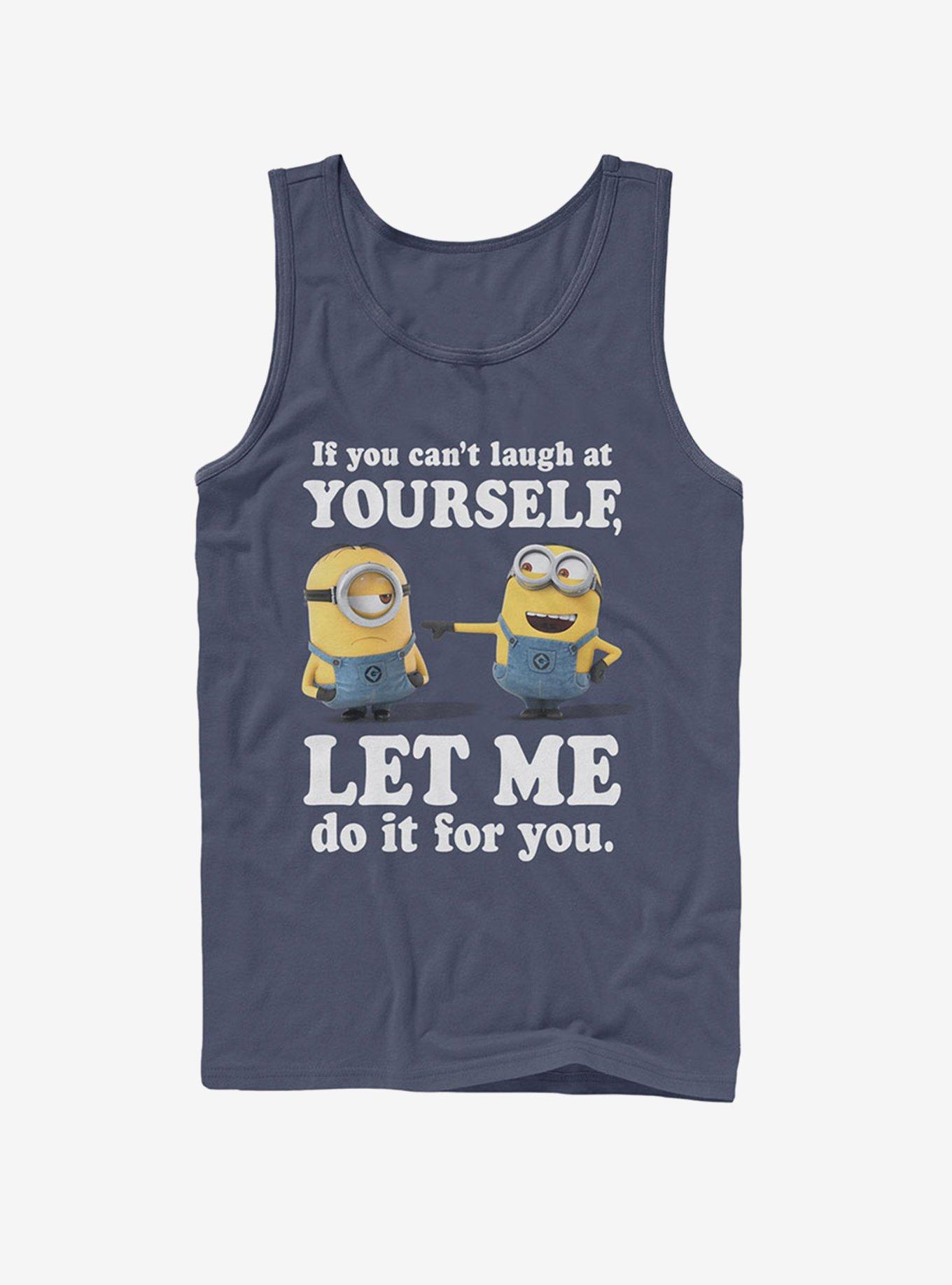 Minion Laugh At You Tank, , hi-res