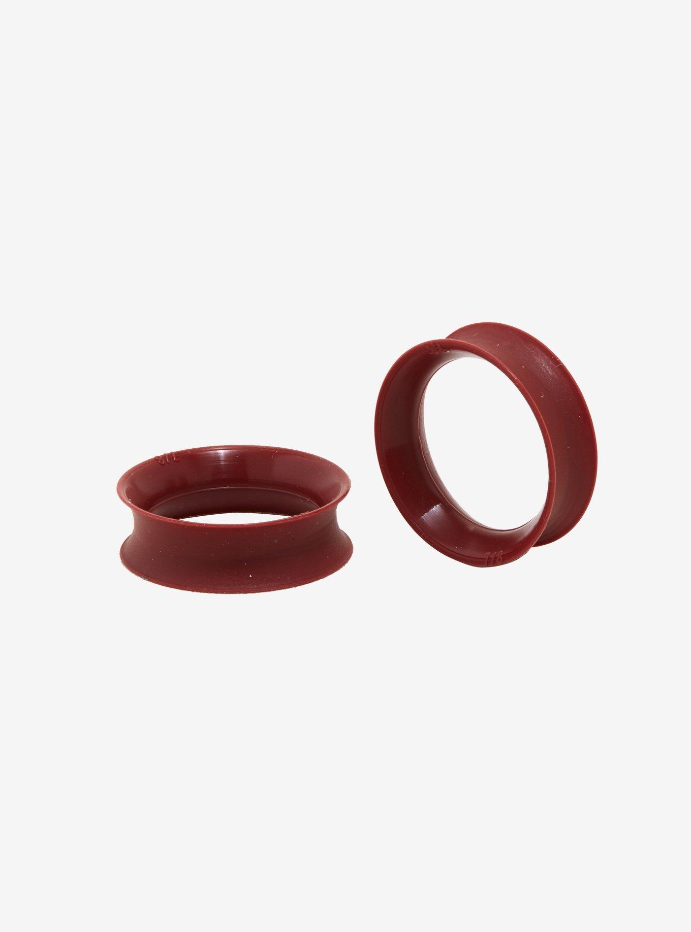 Kaos Softwear Brick Red Earskin Eyelet Plugs Hot Topic