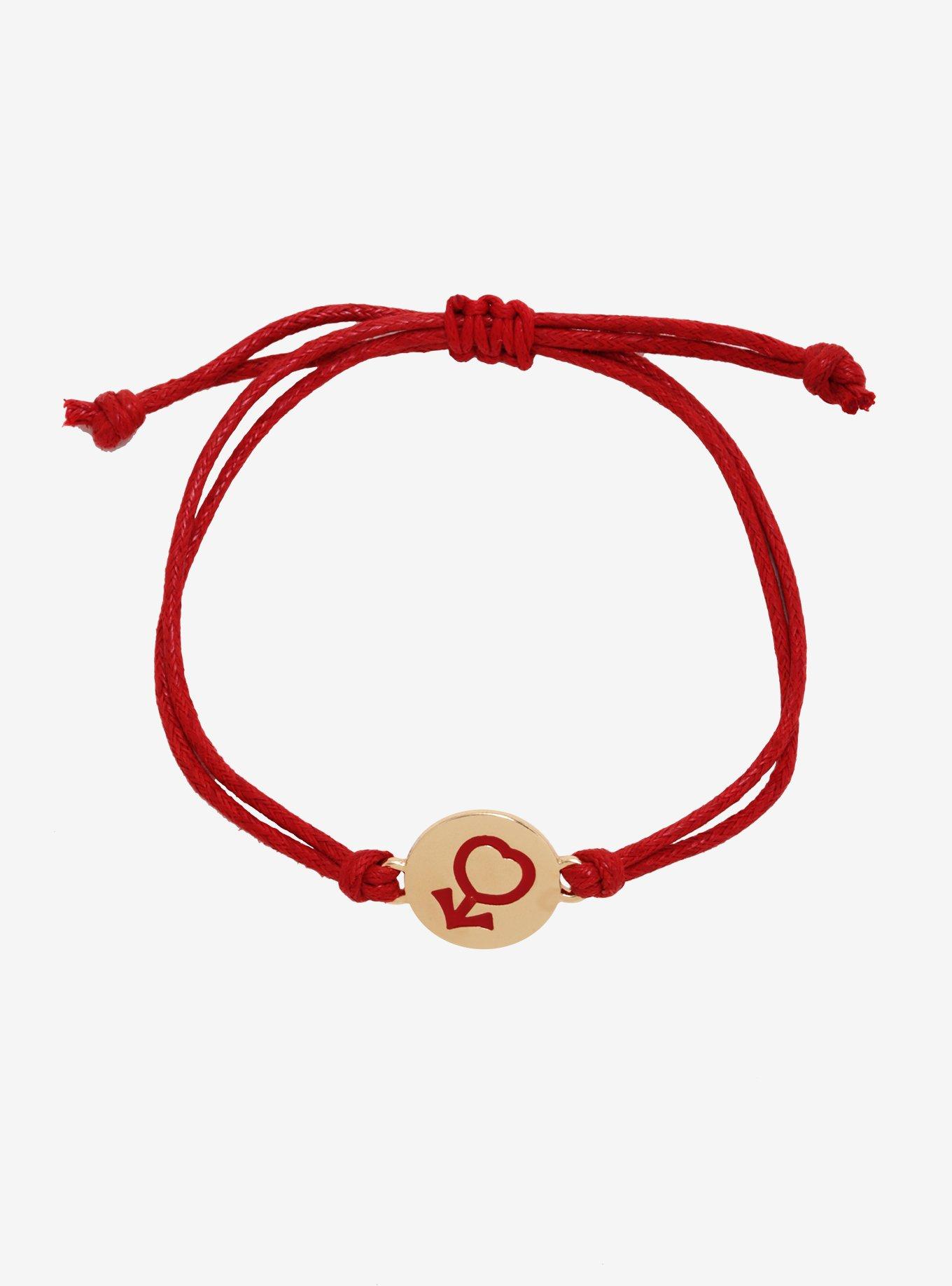 Sailor Moon Sailor Mars Cord Bracelet, , hi-res