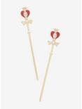 Sailor Moon Spiral Heart Moon Rod Hair Sticks, , hi-res