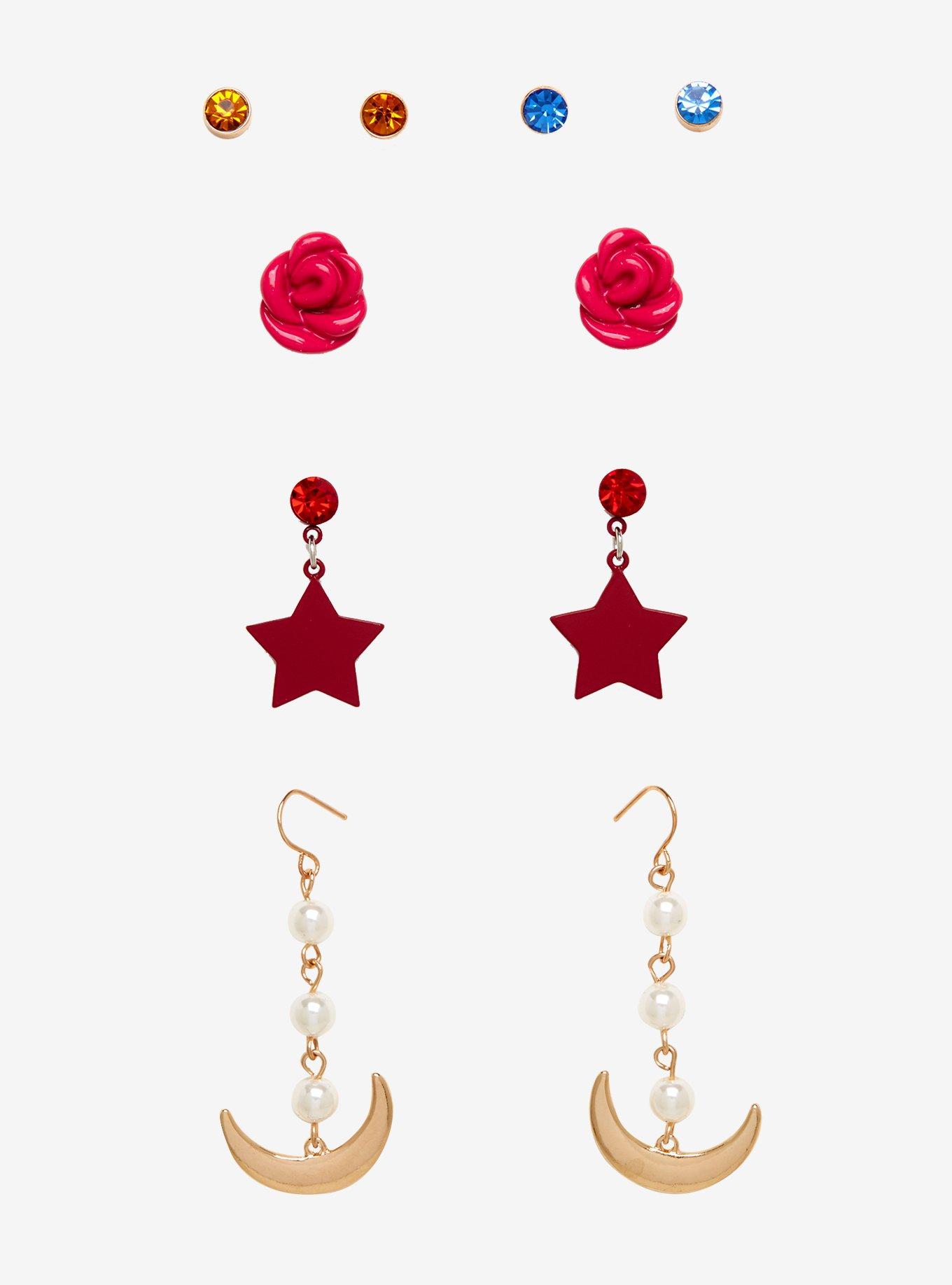 Hot topic sailor sale moon earrings