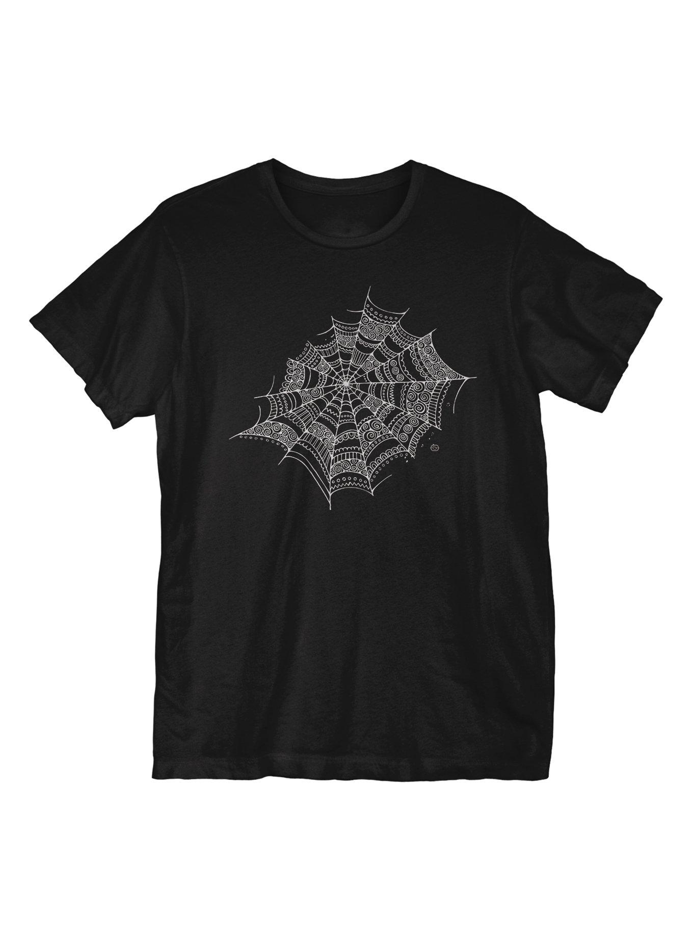 Web of Deciet T-Shirt, BLACK, hi-res