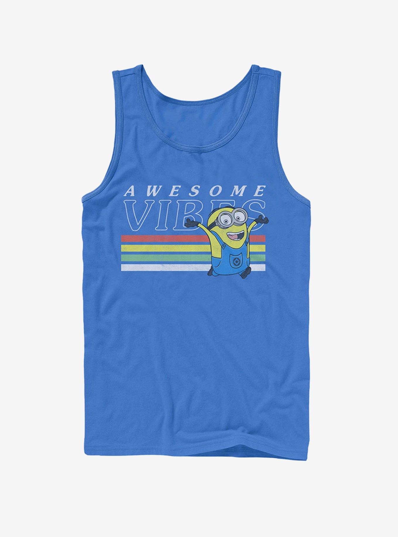 Minion Rainbow Vibes Tank, ROYAL, hi-res