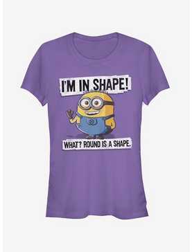 Minion Round Shape Girls T-Shirt, , hi-res