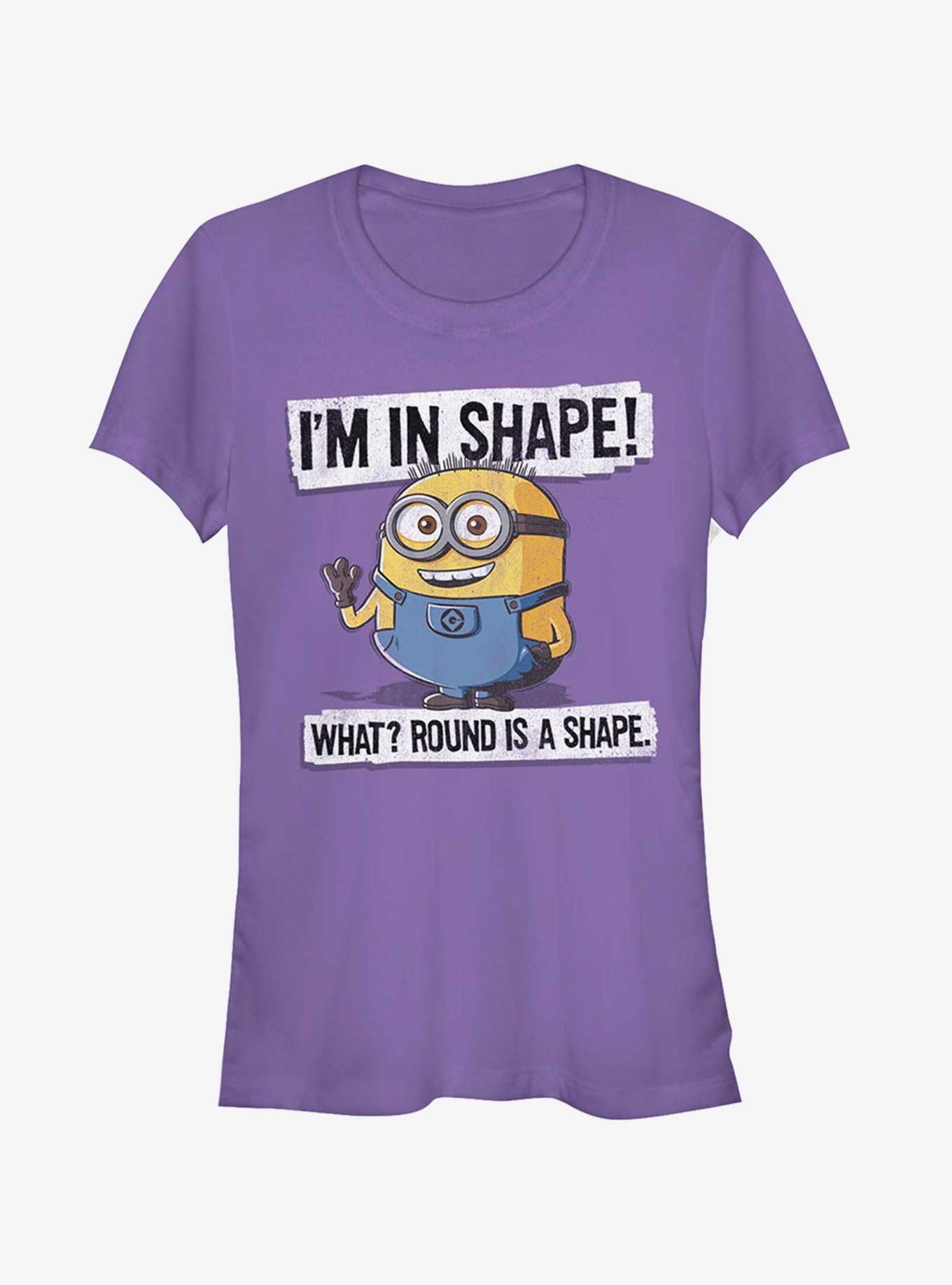 Minion Round Shape Girls T-Shirt, , hi-res