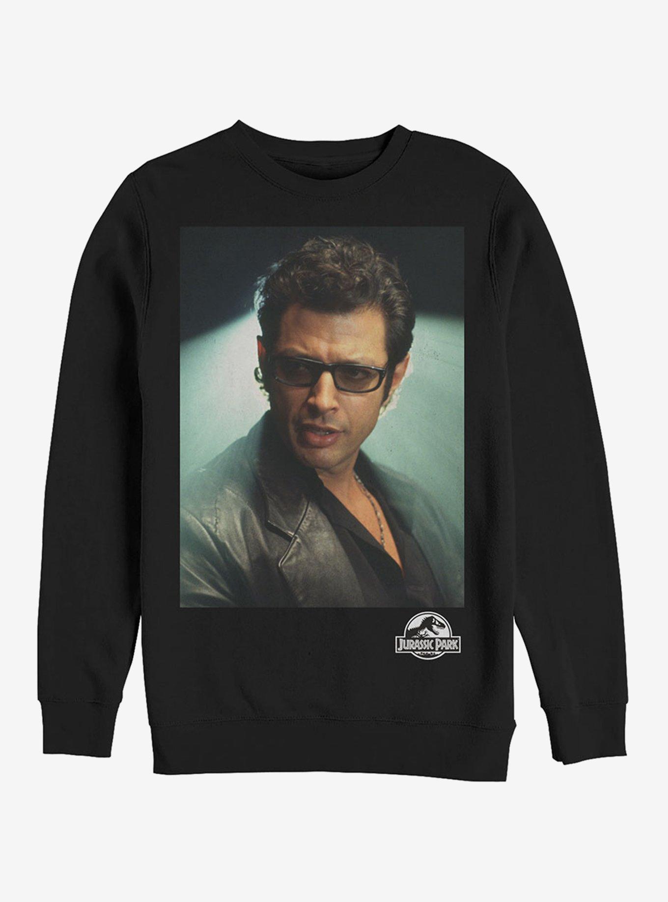 Dr. Malcolm Hero Portrait Sweatshirt, BLACK, hi-res