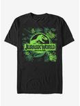Fern Leaf Logo T-Shirt, BLACK, hi-res