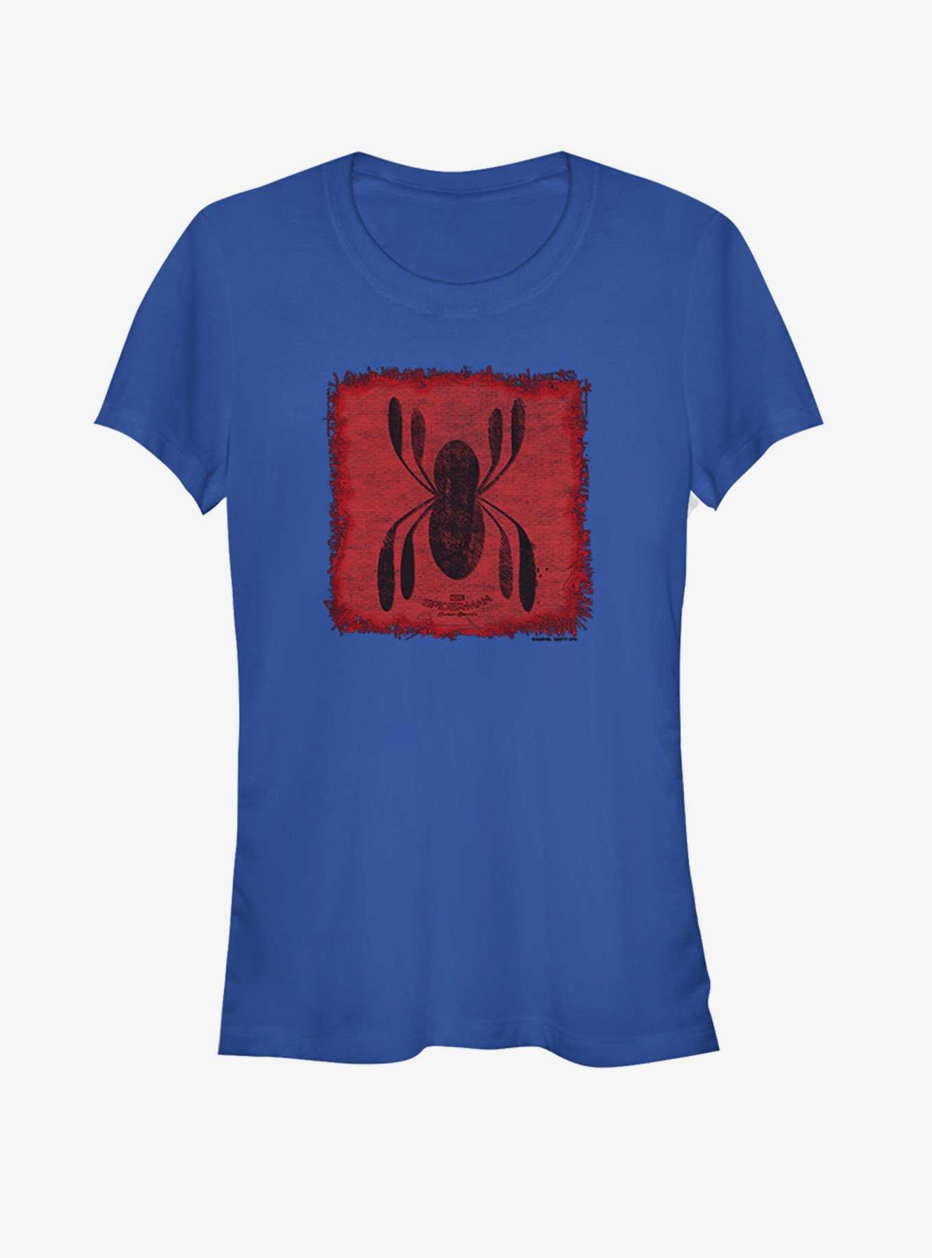 Marvel Spider-Man Homecoming Logo Patch Girls T-Shirt, , hi-res