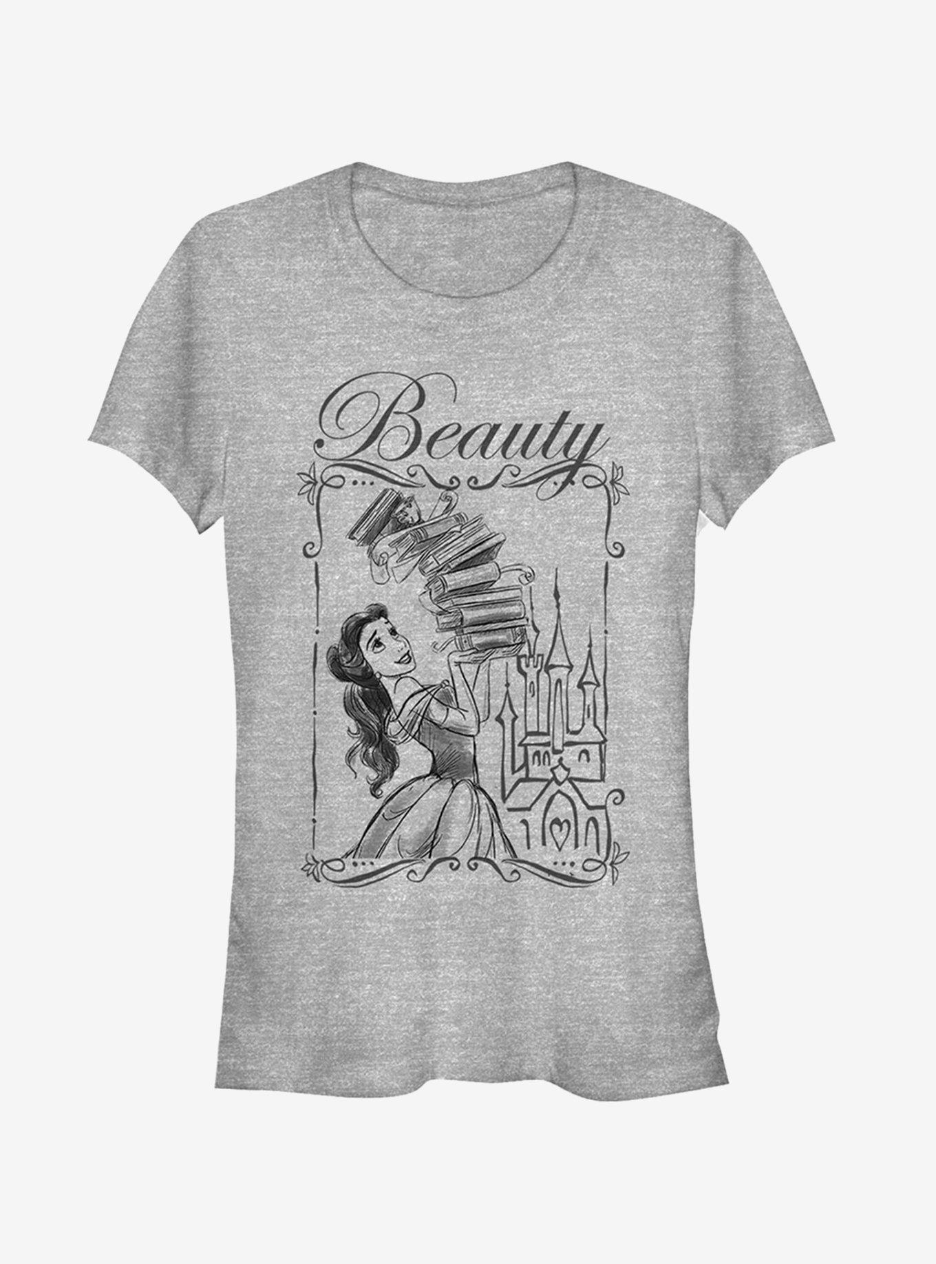 Disney Belle Book Tower Girls T-Shirt, , hi-res