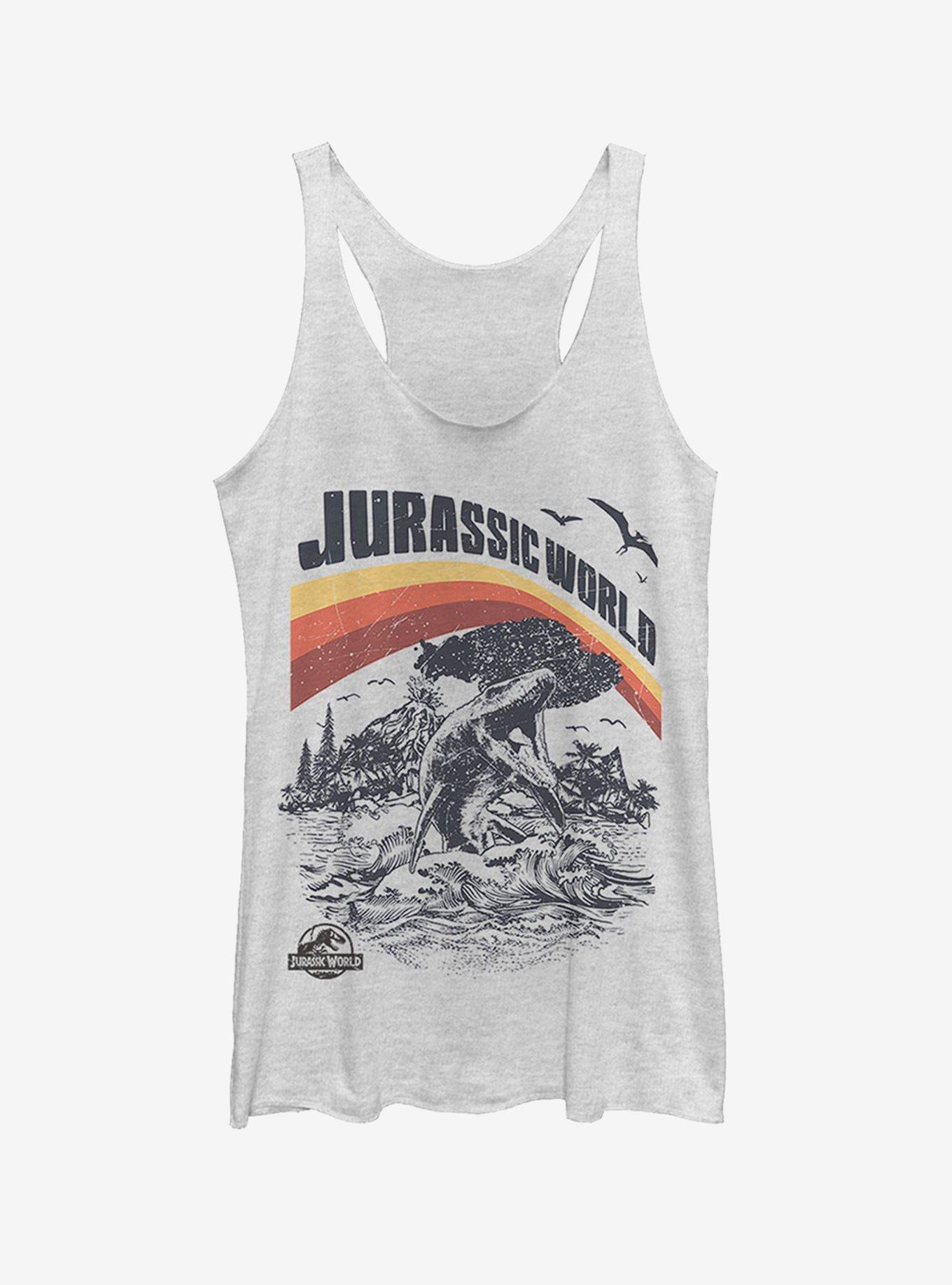 Jurassic World Fallen Kingdom Retro Sea Dino Girls Tank