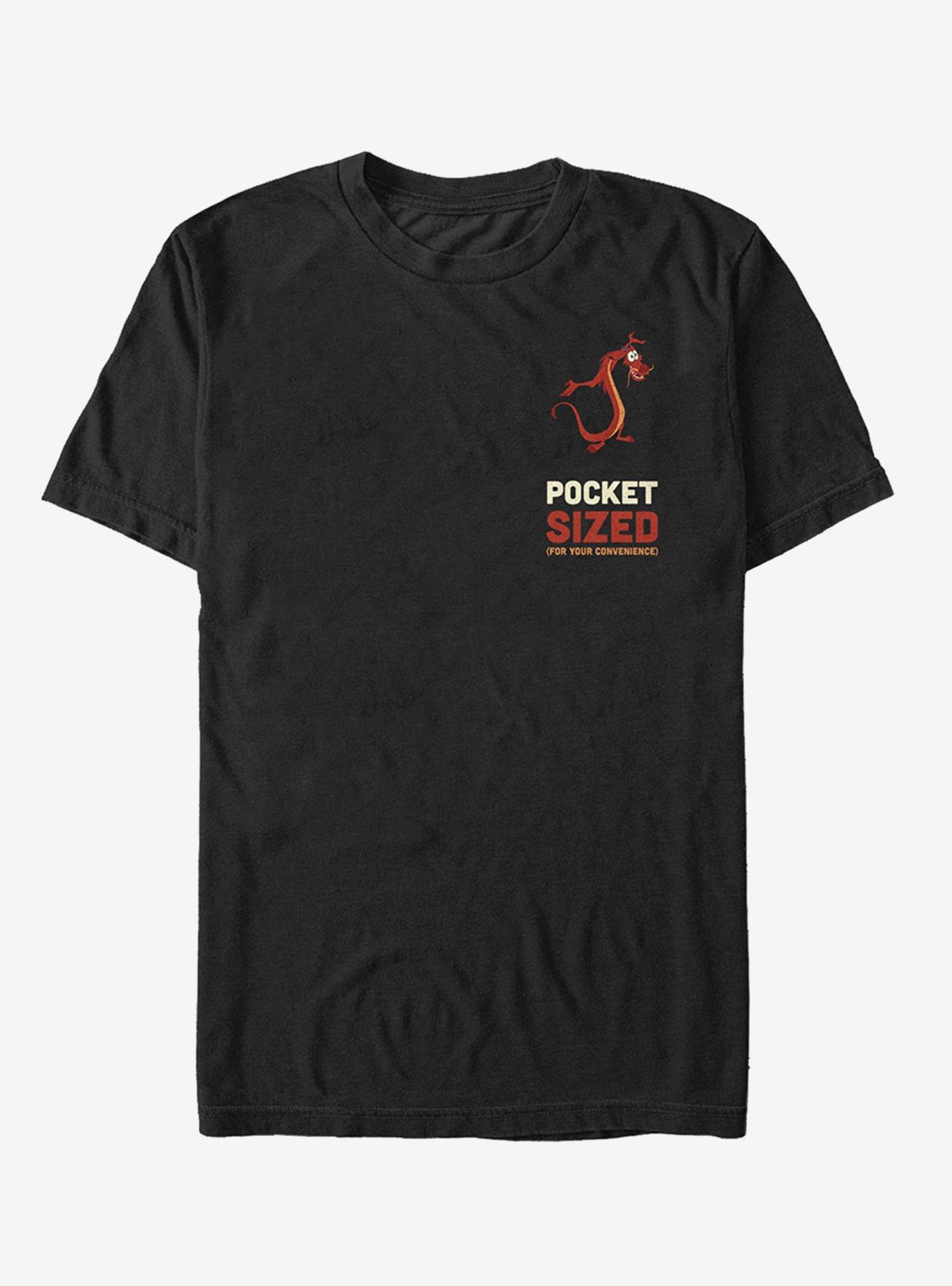 Disney Mushu Pocket Sized T-Shirt, BLACK, hi-res