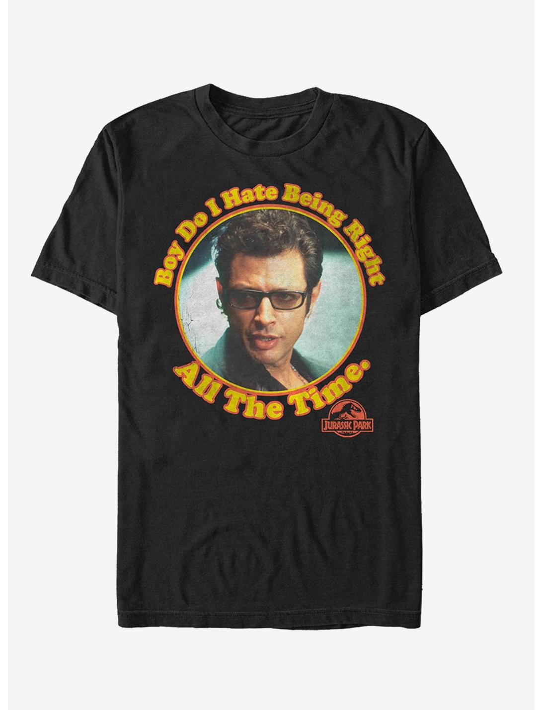 Dr. Malcolm Right all the Time T-Shirt, BLACK, hi-res