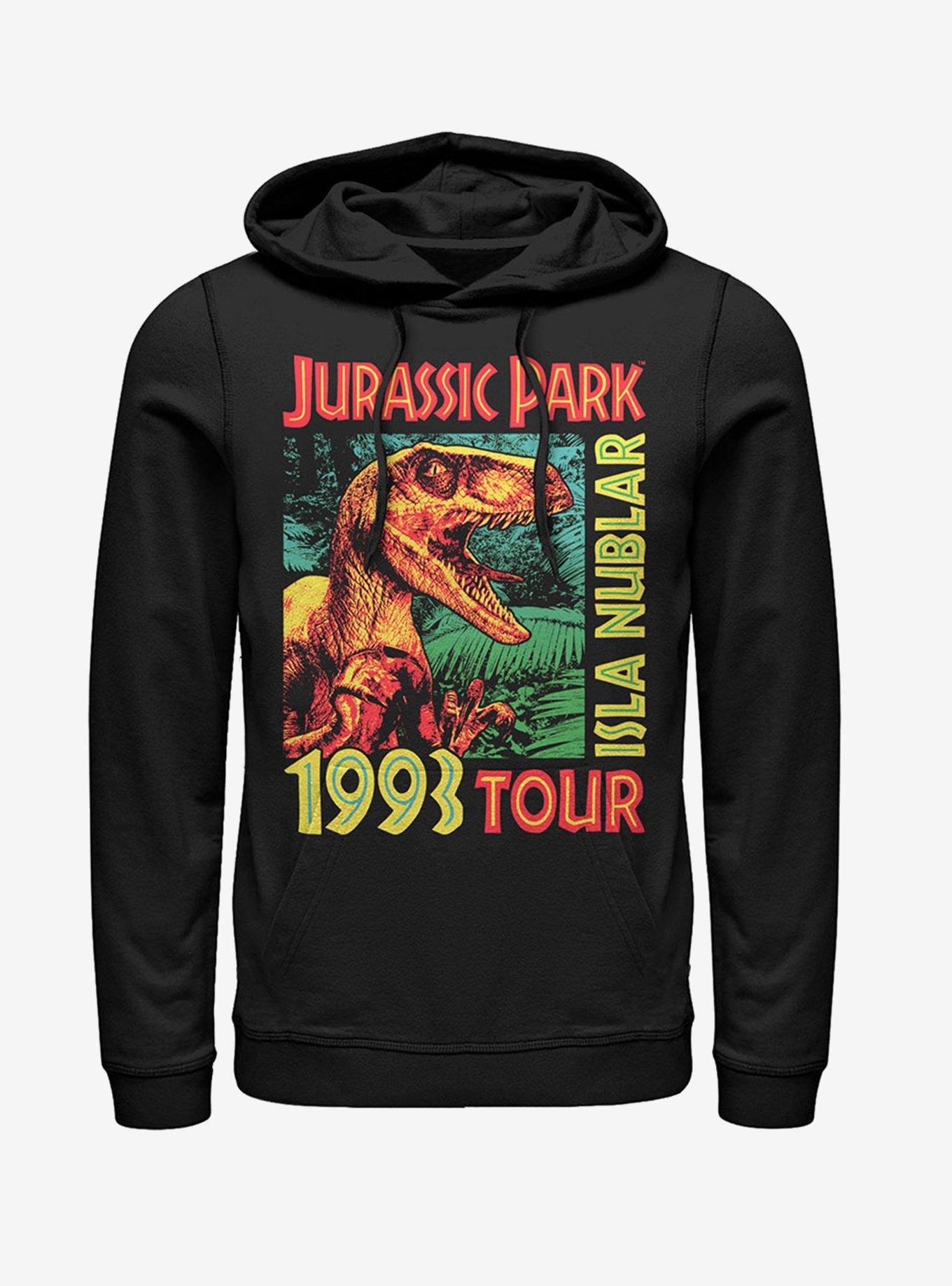 Raptor '93 Isla Nublar Tour Hoodie, BLACK, hi-res