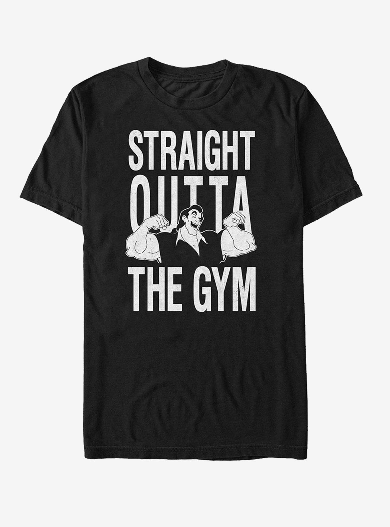 Disney Gaston Gym T-Shirt - BLACK | Hot Topic