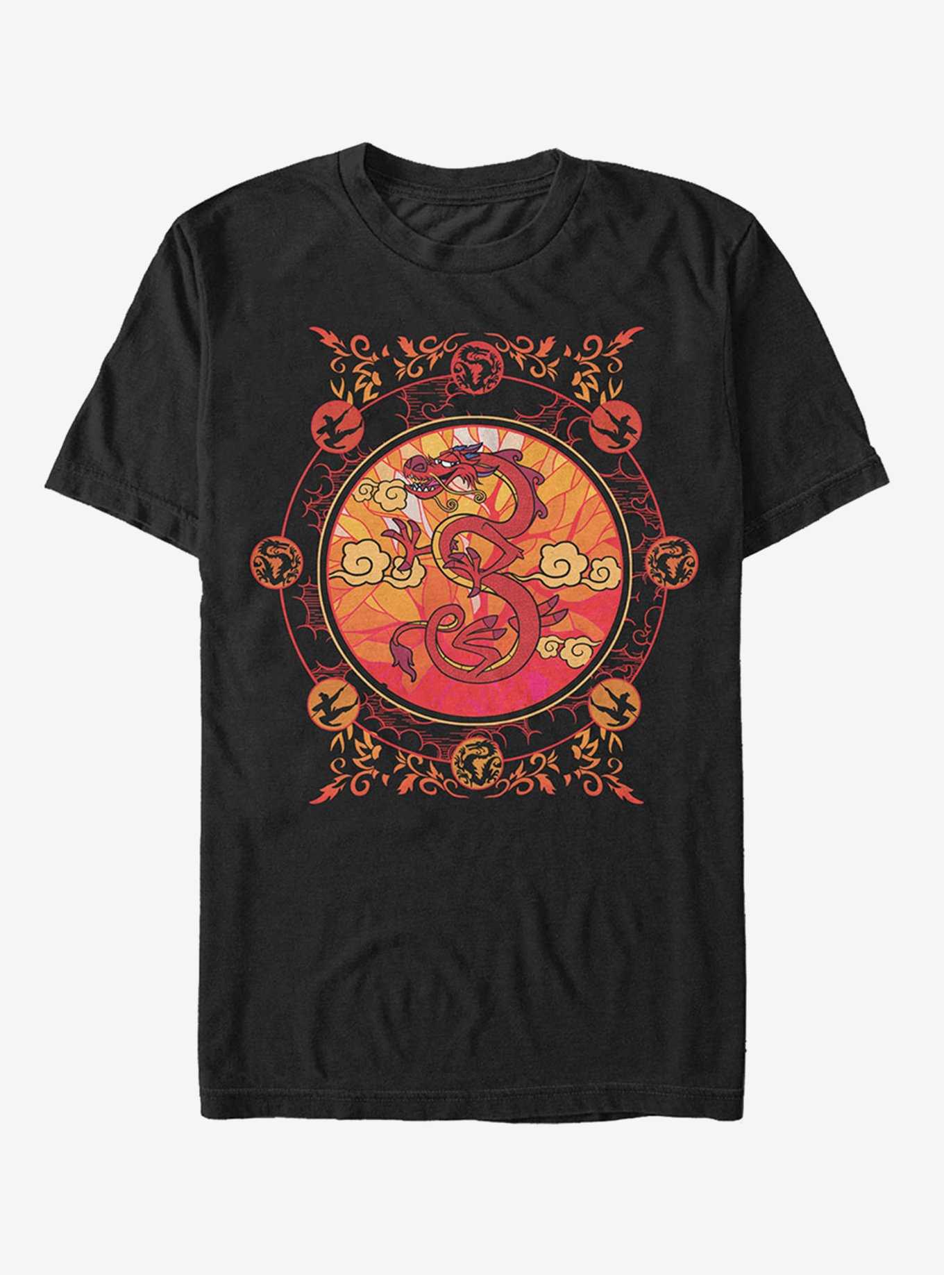 Disney Mushu Stained Glass T-Shirt, , hi-res