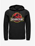 Jurassic Park Bold Classic Logo Hoodie, BLACK, hi-res