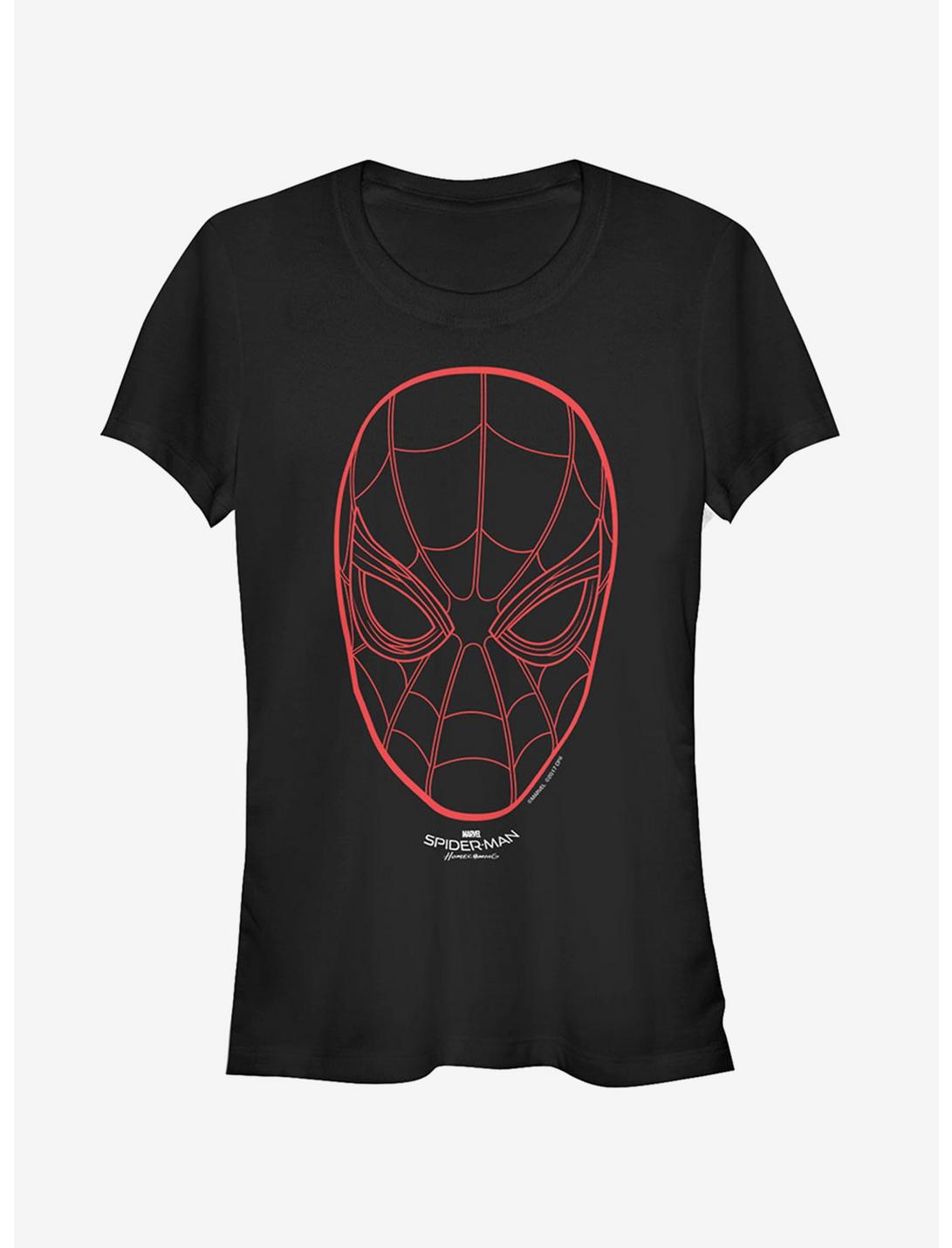 Marvel Spider-Man Homecoming Mask Girls T-Shirt, BLACK, hi-res
