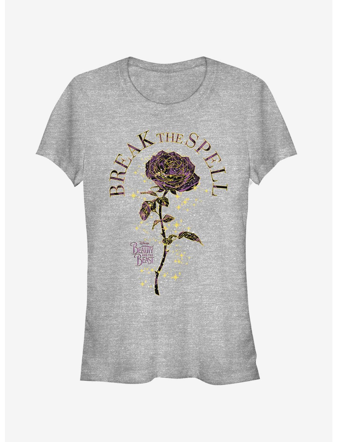 Disney Beauty And The Beast Break Spell Rose Girls T-Shirt, ATH HTR, hi-res