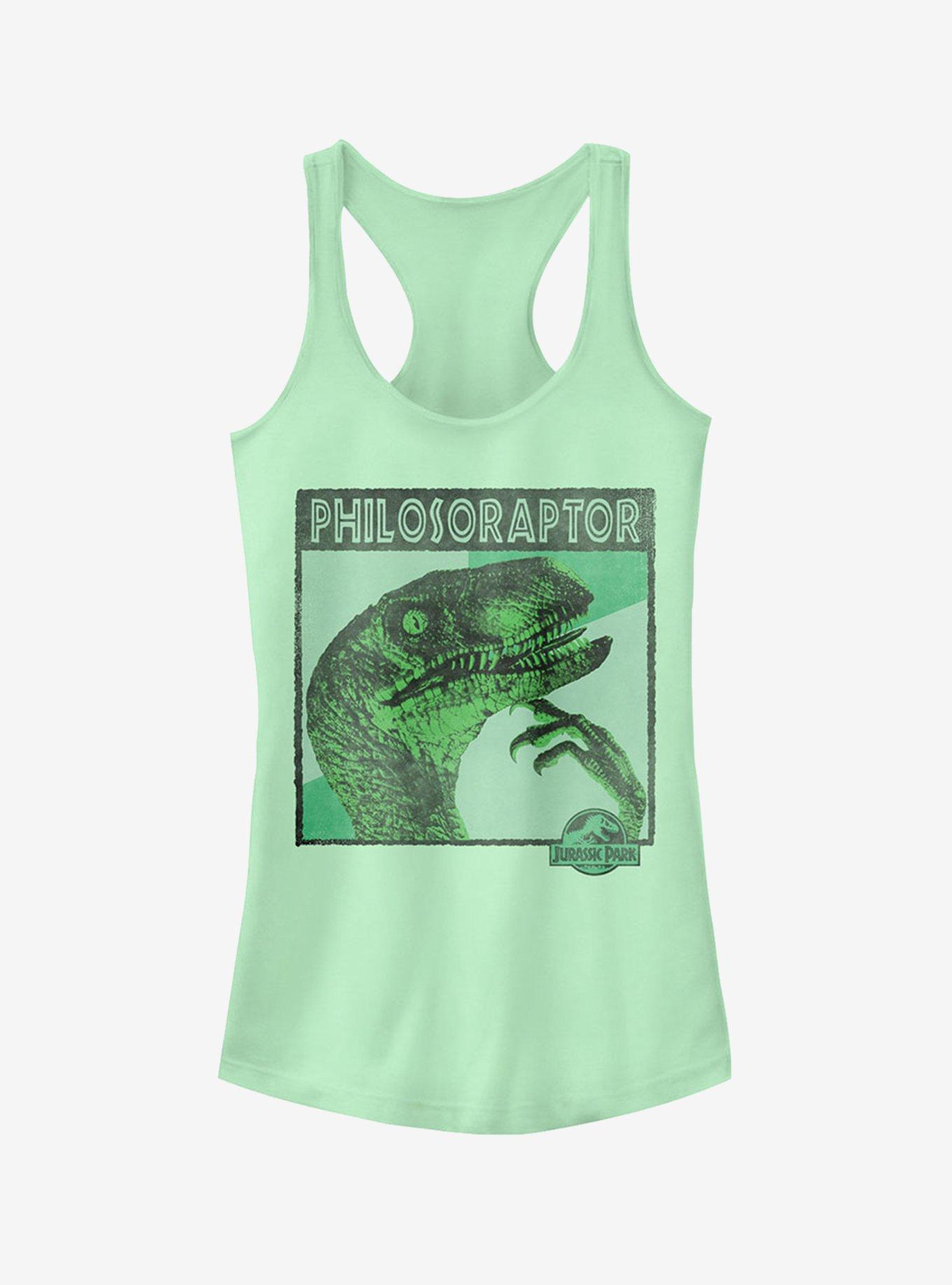 Deep Thinker Philosoraptor Girls Tank, MINT, hi-res